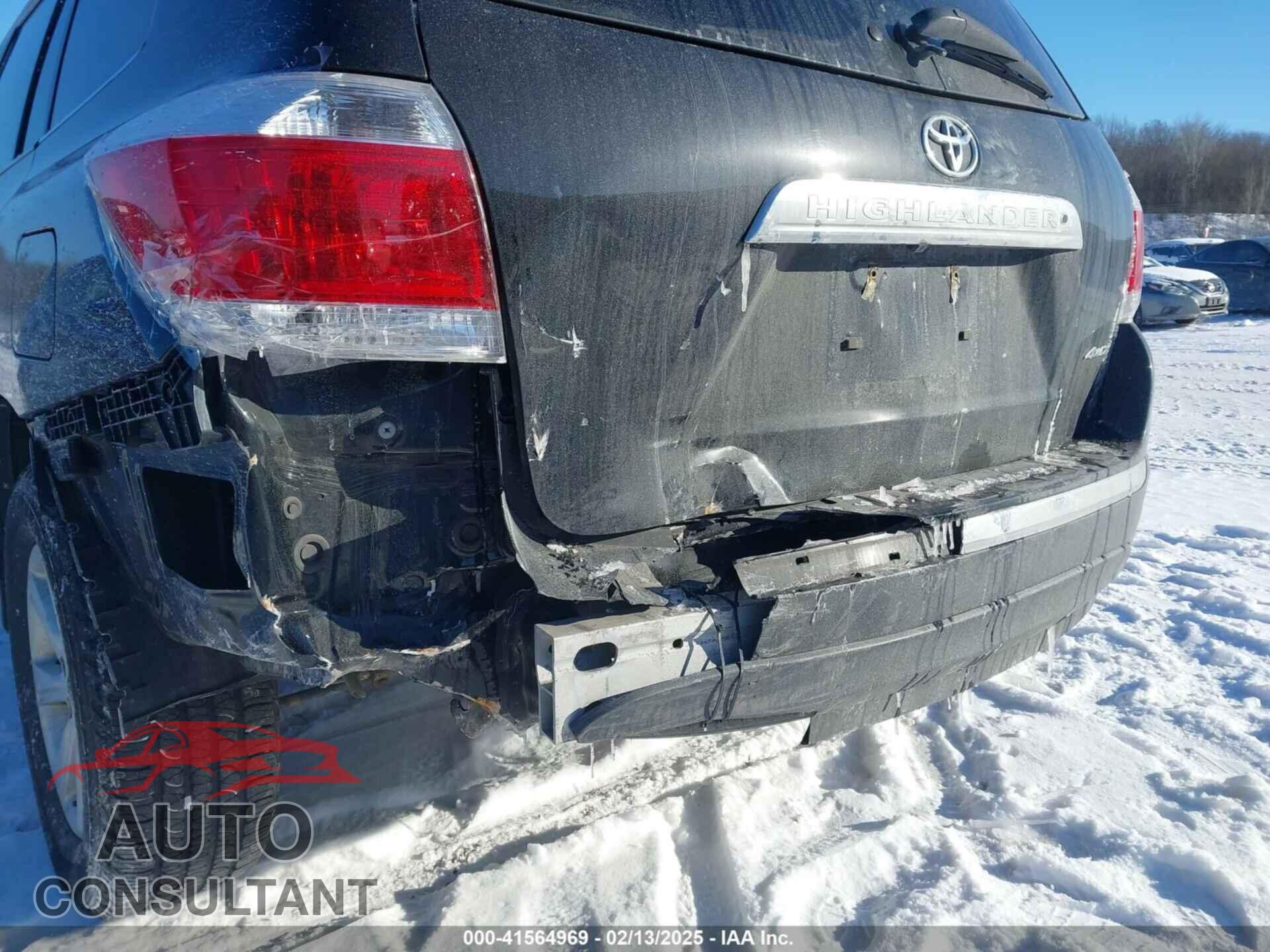 TOYOTA HIGHLANDER 2013 - 5TDBK3EH8DS259521