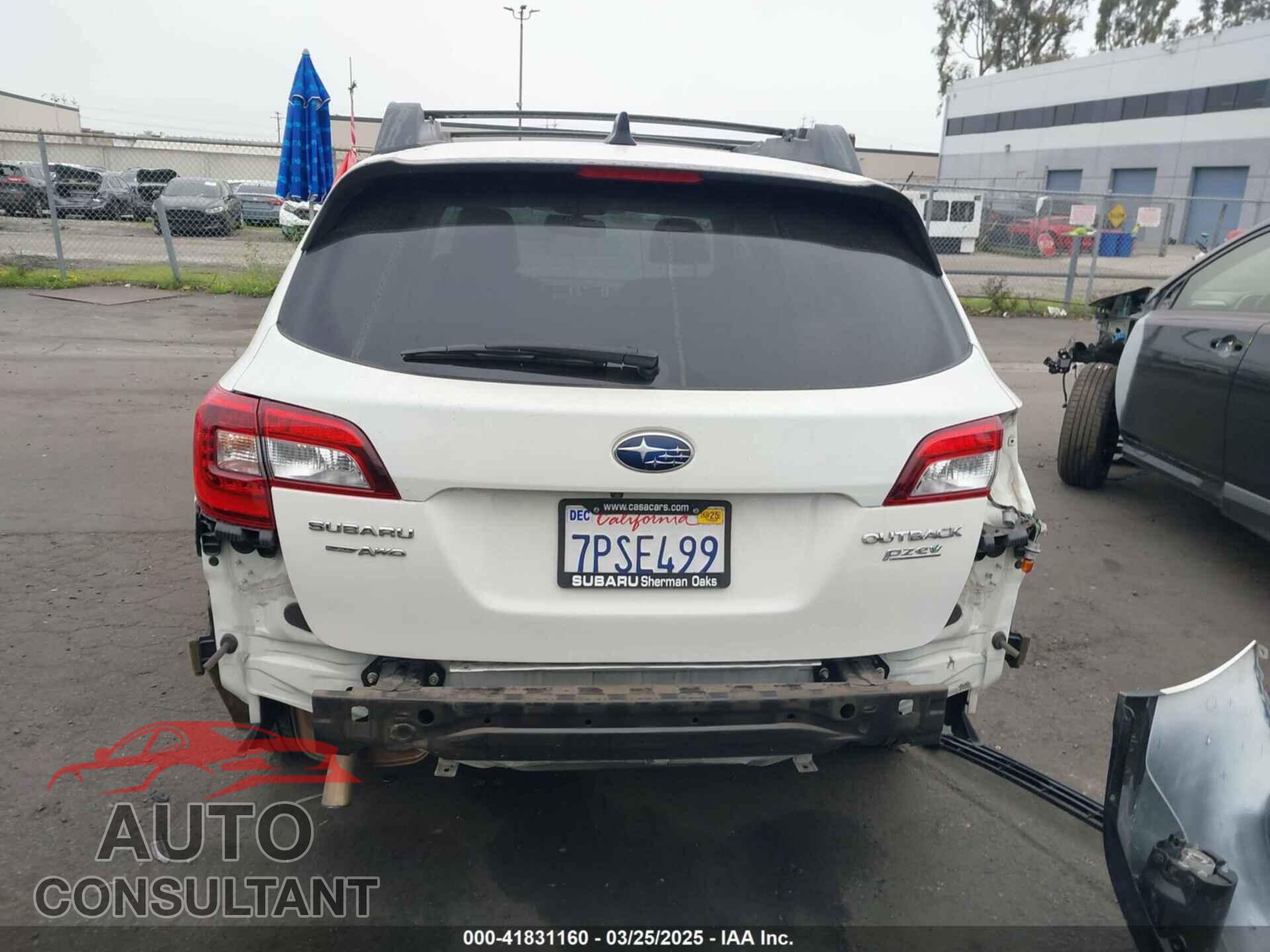 SUBARU OUTBACK 2016 - 4S4BSADC8G3248059