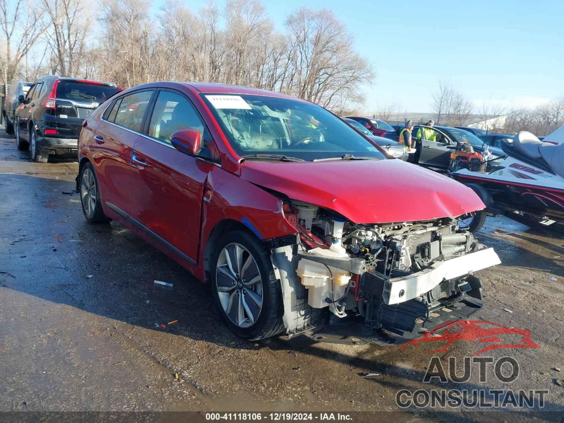 HYUNDAI IONIQ HYBRID 2019 - KMHC85LC3KU124621