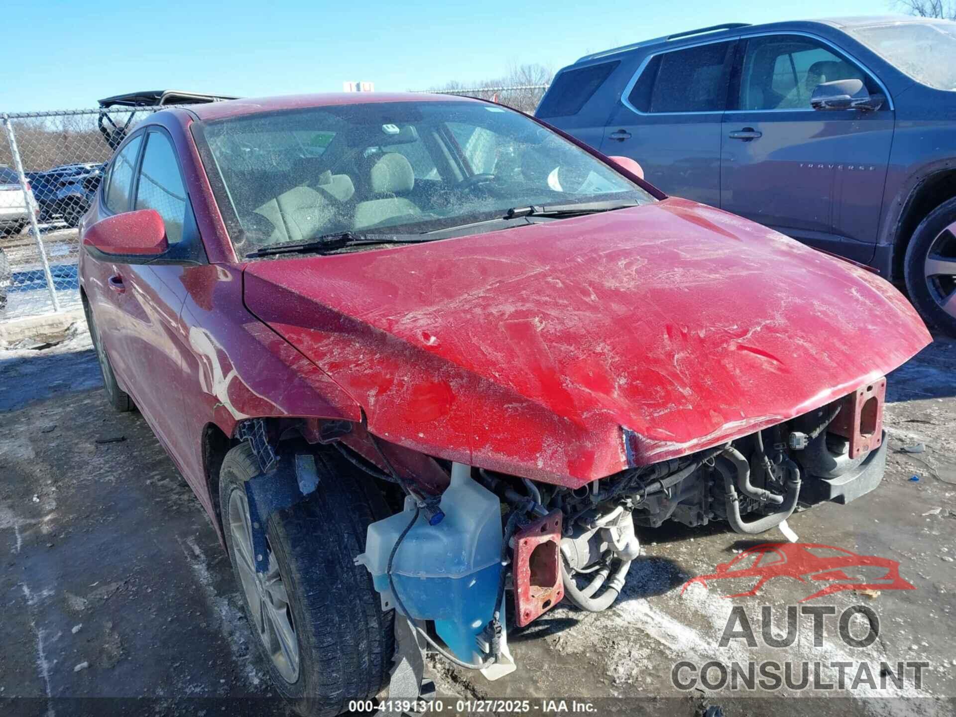 HYUNDAI ELANTRA 2017 - KMHD84LF0HU188195