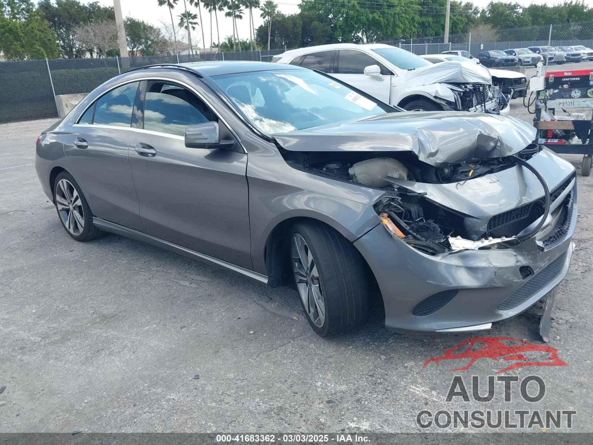 MERCEDES-BENZ CLA 250 2017 - WDDSJ4EB7HN398965