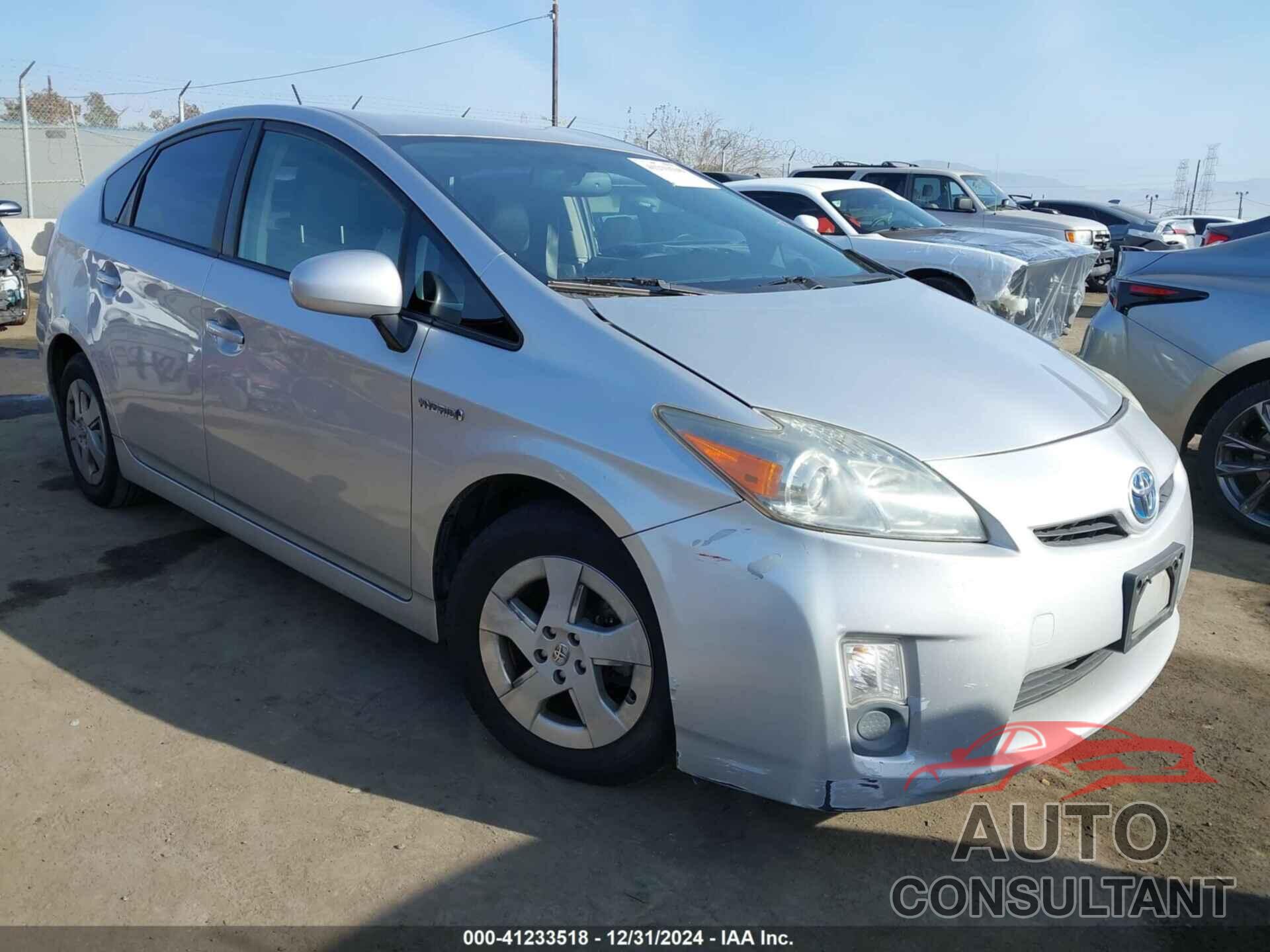 TOYOTA PRIUS 2011 - JTDKN3DU5B5322647