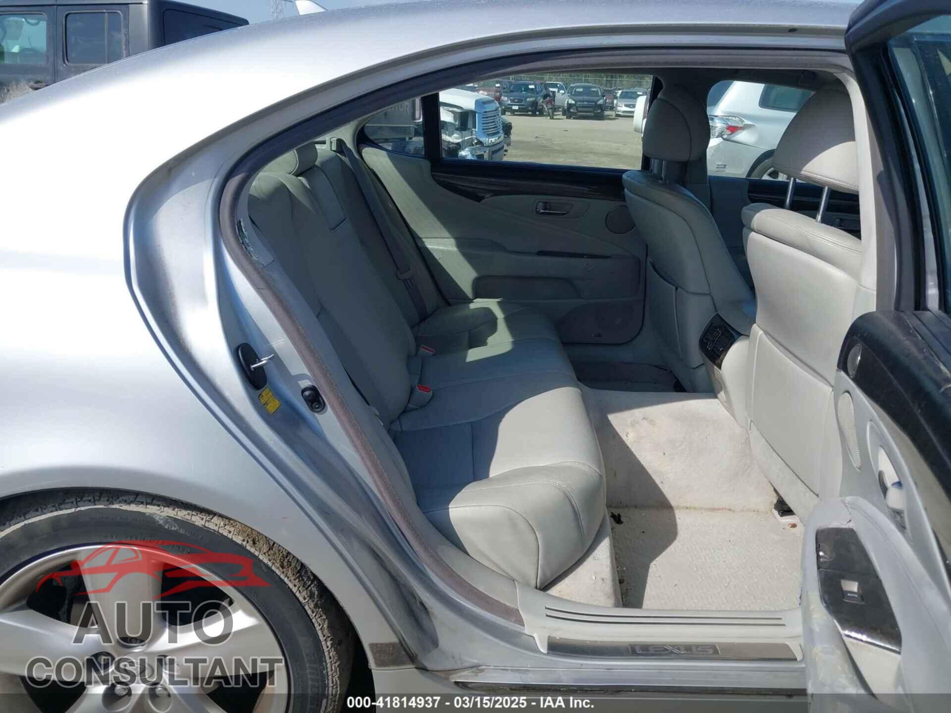 LEXUS LS 460 2012 - JTHGL5EF4C5045481