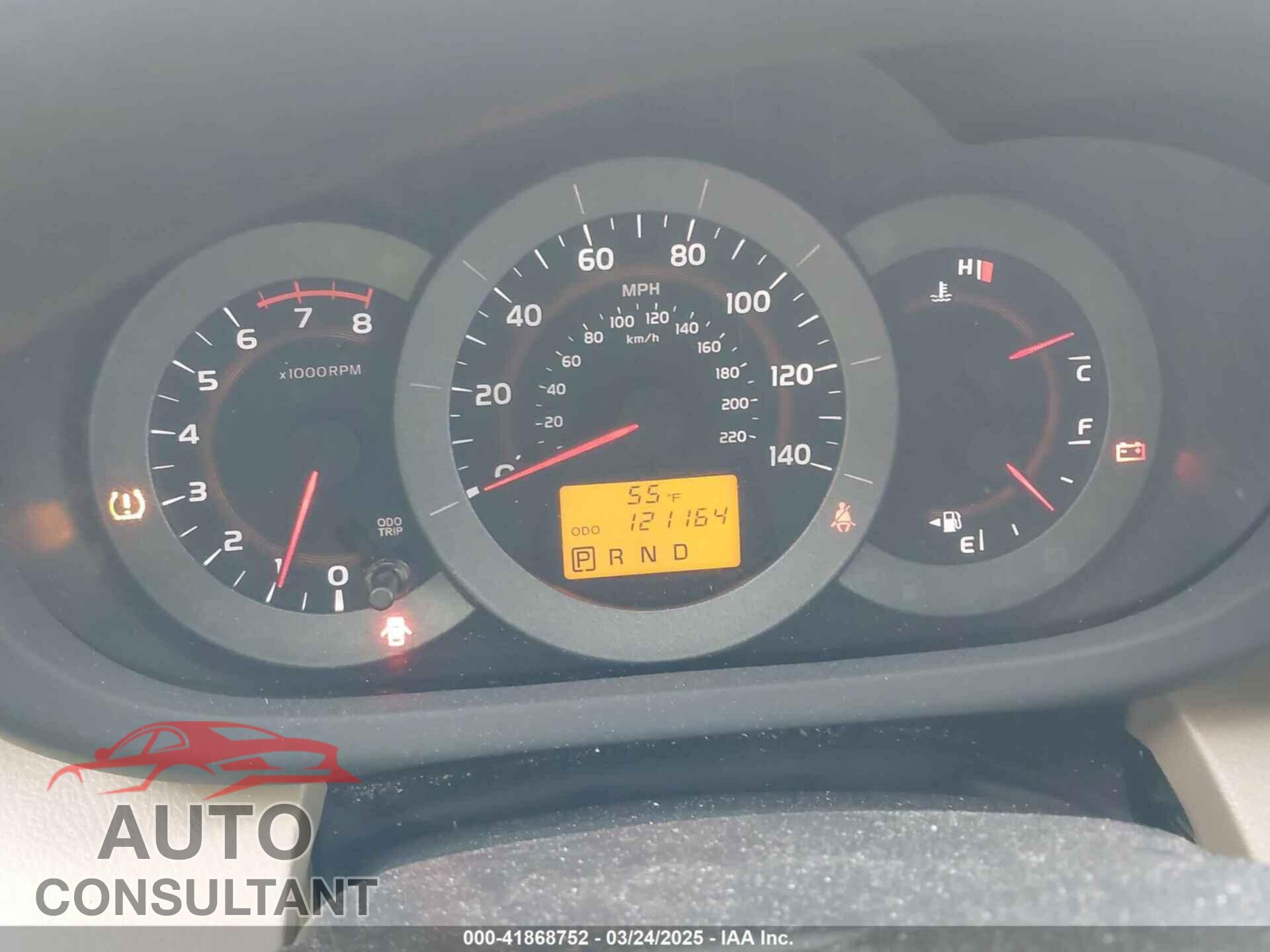 TOYOTA RAV4 2012 - JTMBF4DV6CD043629