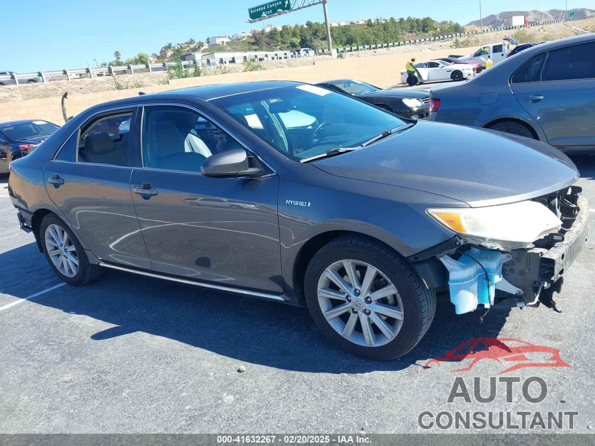 TOYOTA CAMRY HYBRID 2013 - 4T1BD1FKXDU065265