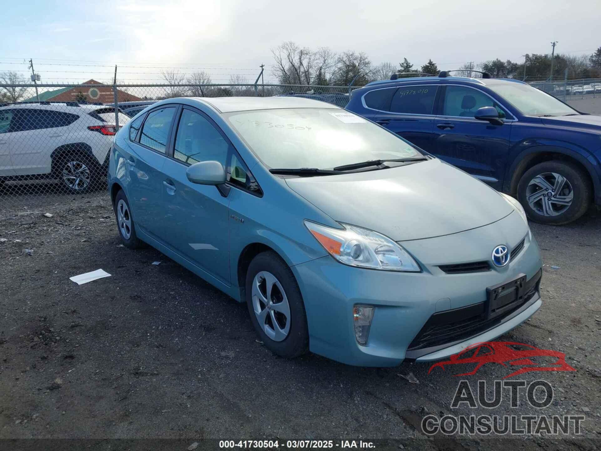 TOYOTA PRIUS 2012 - JTDKN3DU2C1481778