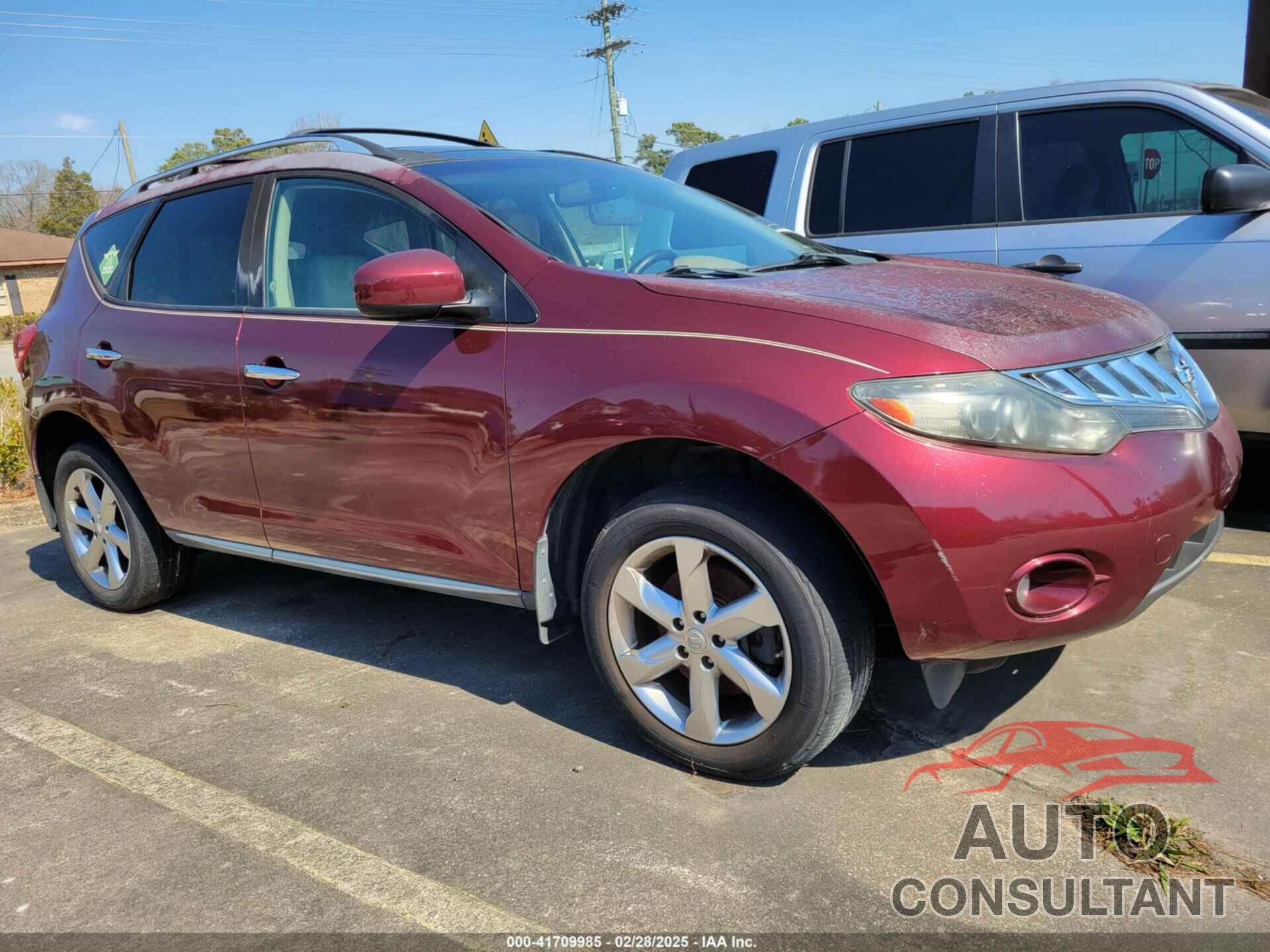 NISSAN MURANO 2010 - JN8AZ1MU0AW019308