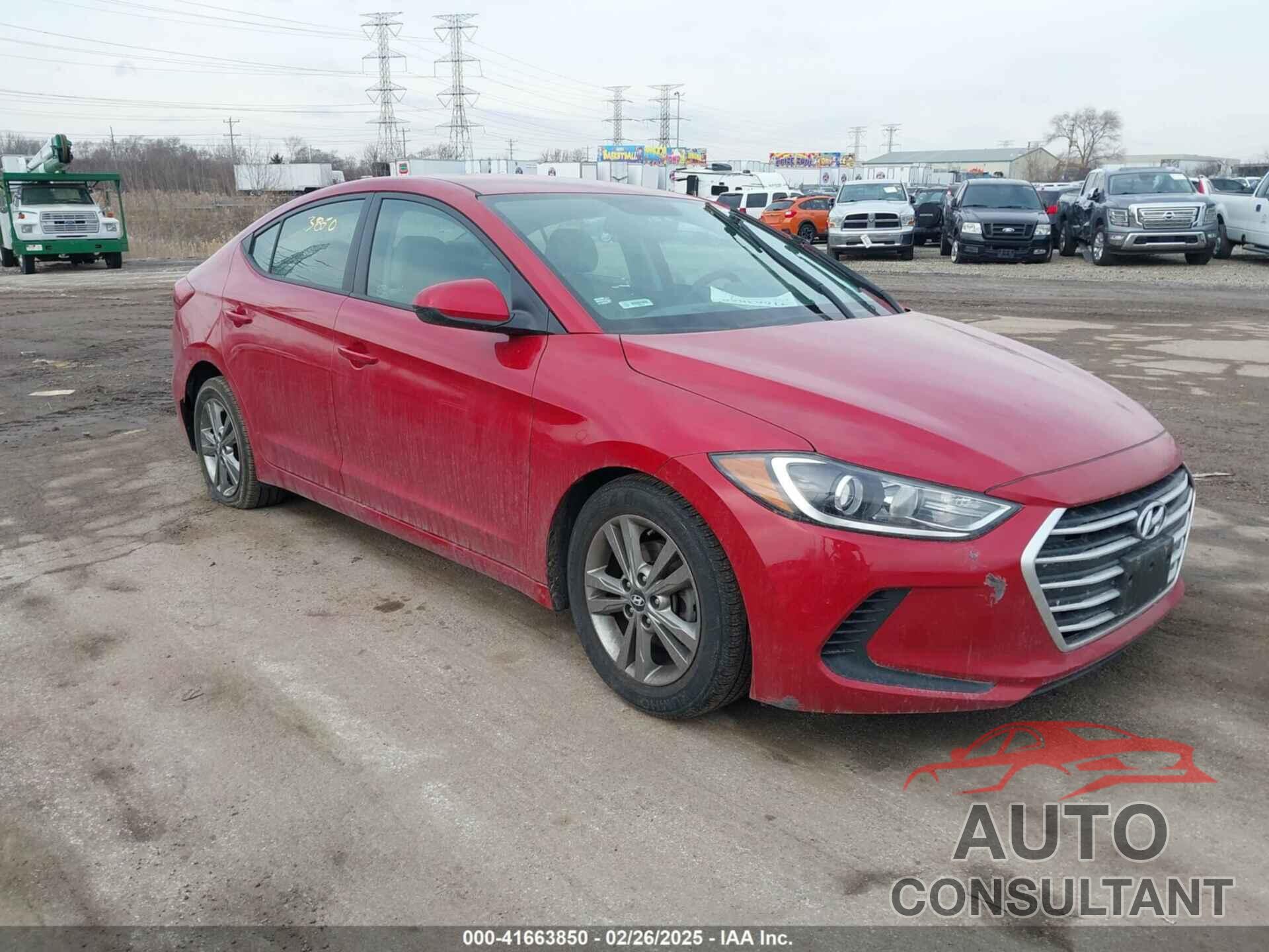 HYUNDAI ELANTRA 2017 - 5NPD84LF9HH099255