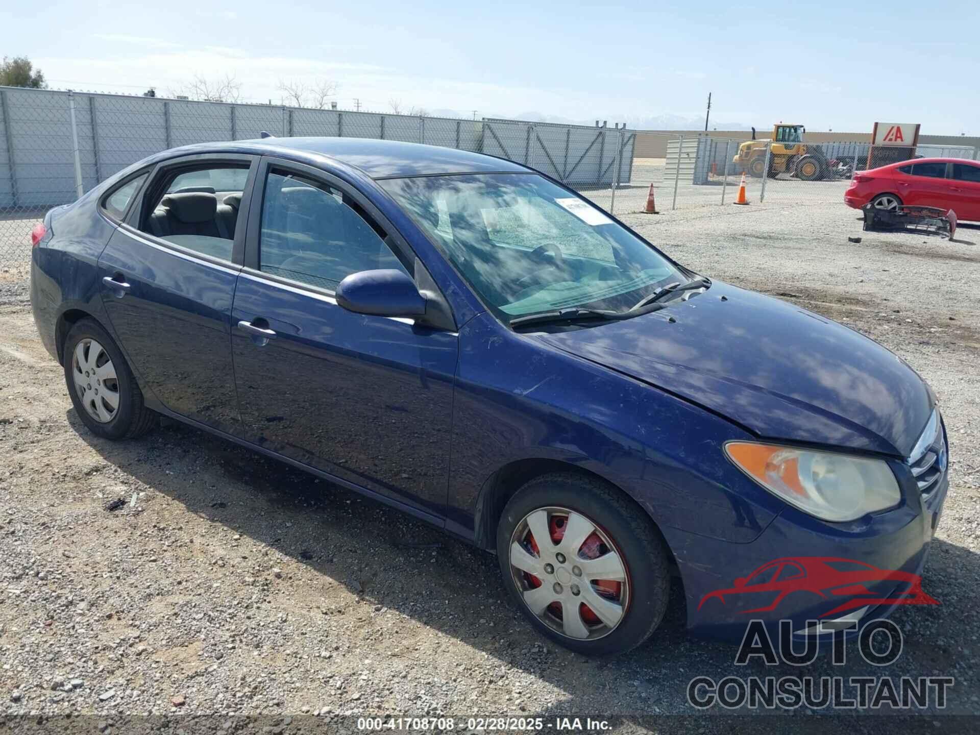HYUNDAI ELANTRA 2010 - KMHDU4AD1AU124525