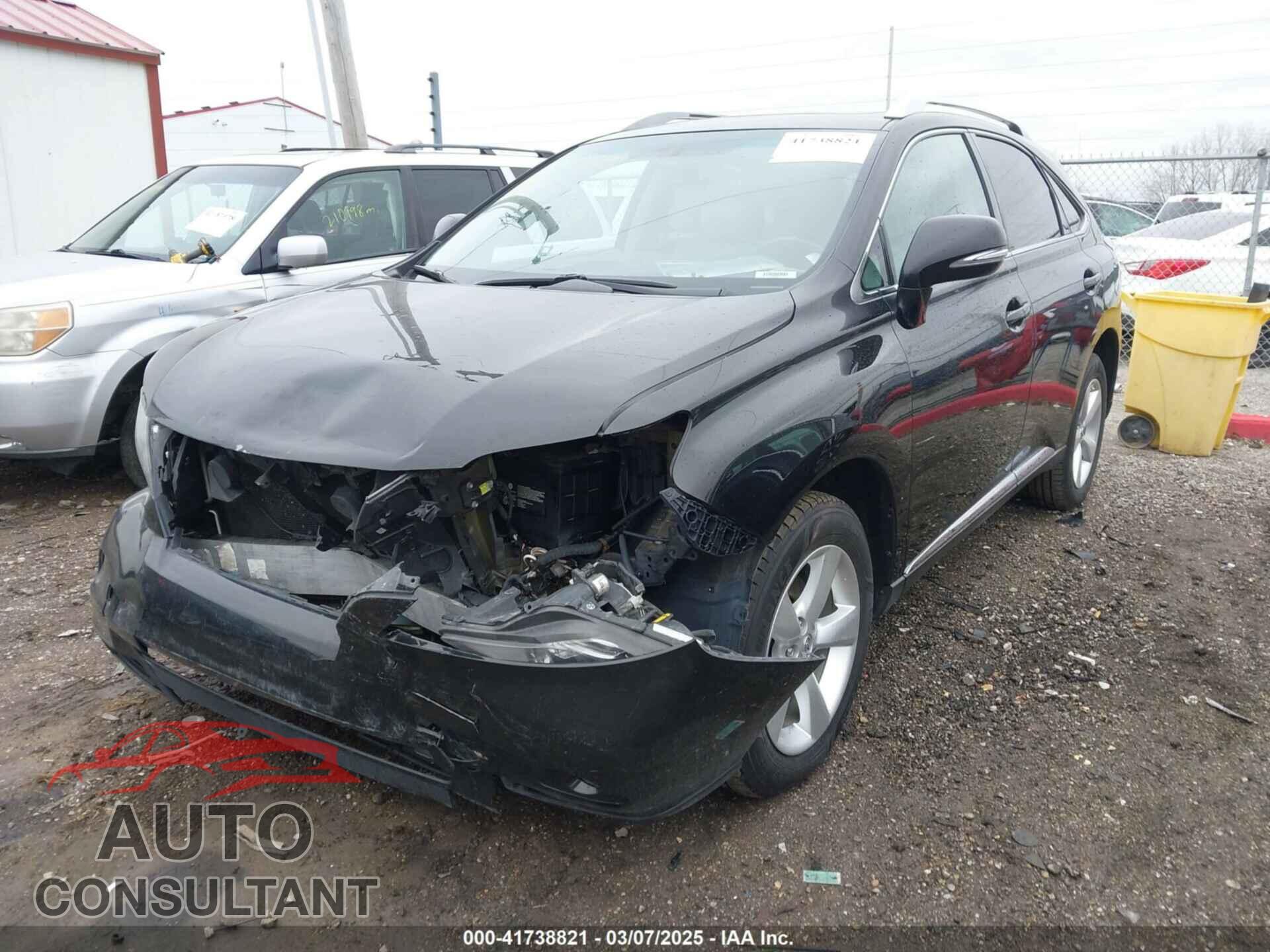 LEXUS RX 350 2011 - 2T2BK1BA0BC098210