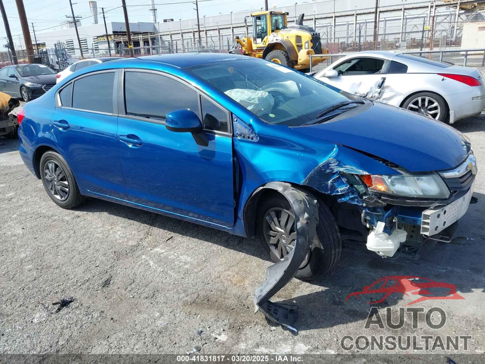 HONDA CIVIC 2012 - 19XFB2F58CE349423
