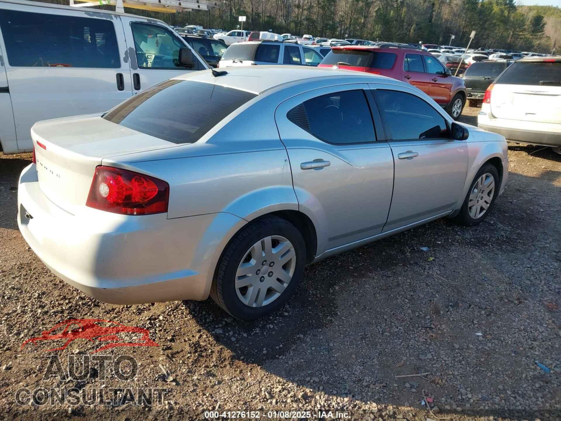 DODGE AVENGER 2012 - 1C3CDZAB1CN132802