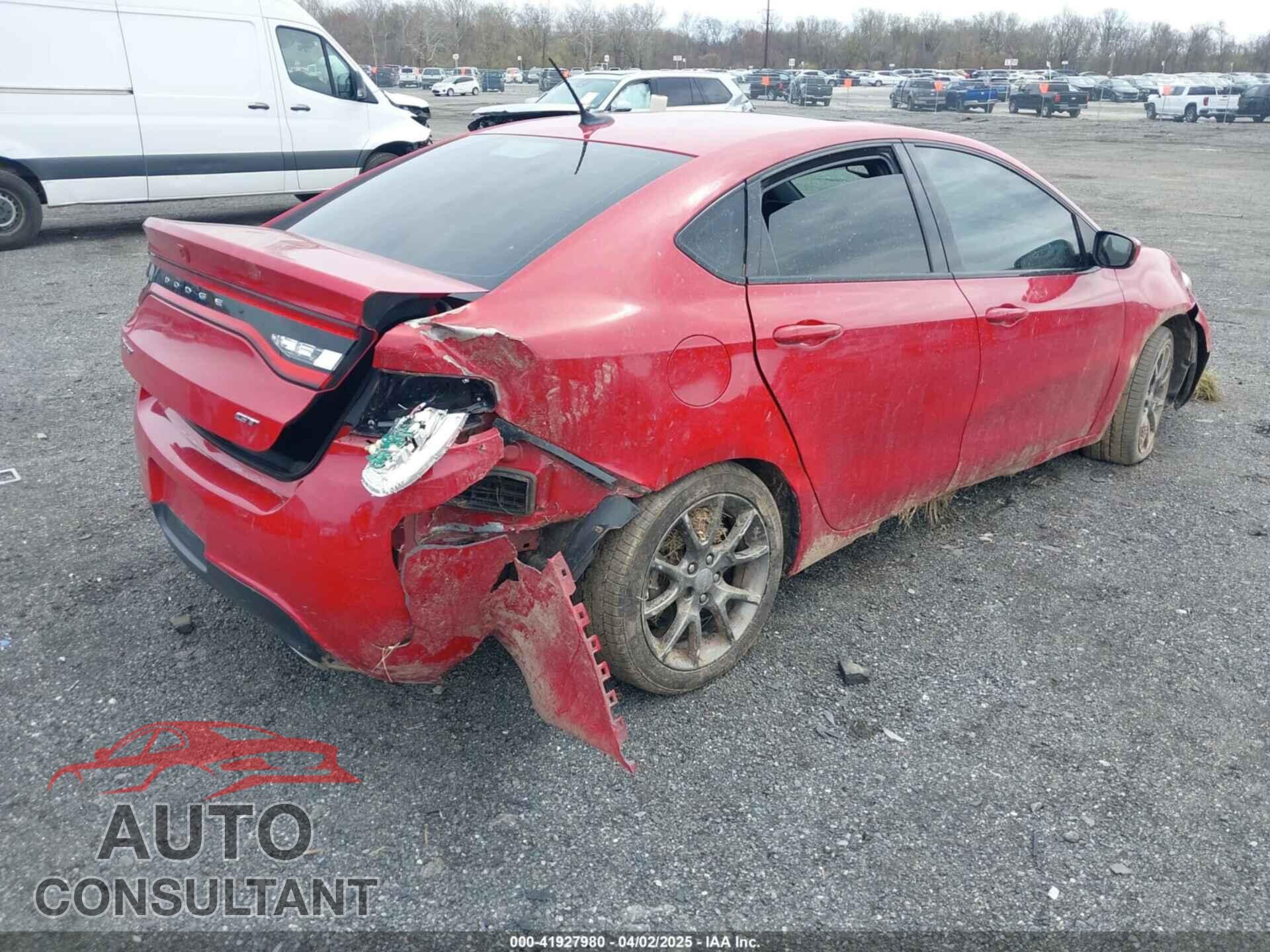 DODGE DART 2014 - 1C3CDFEBXED871362