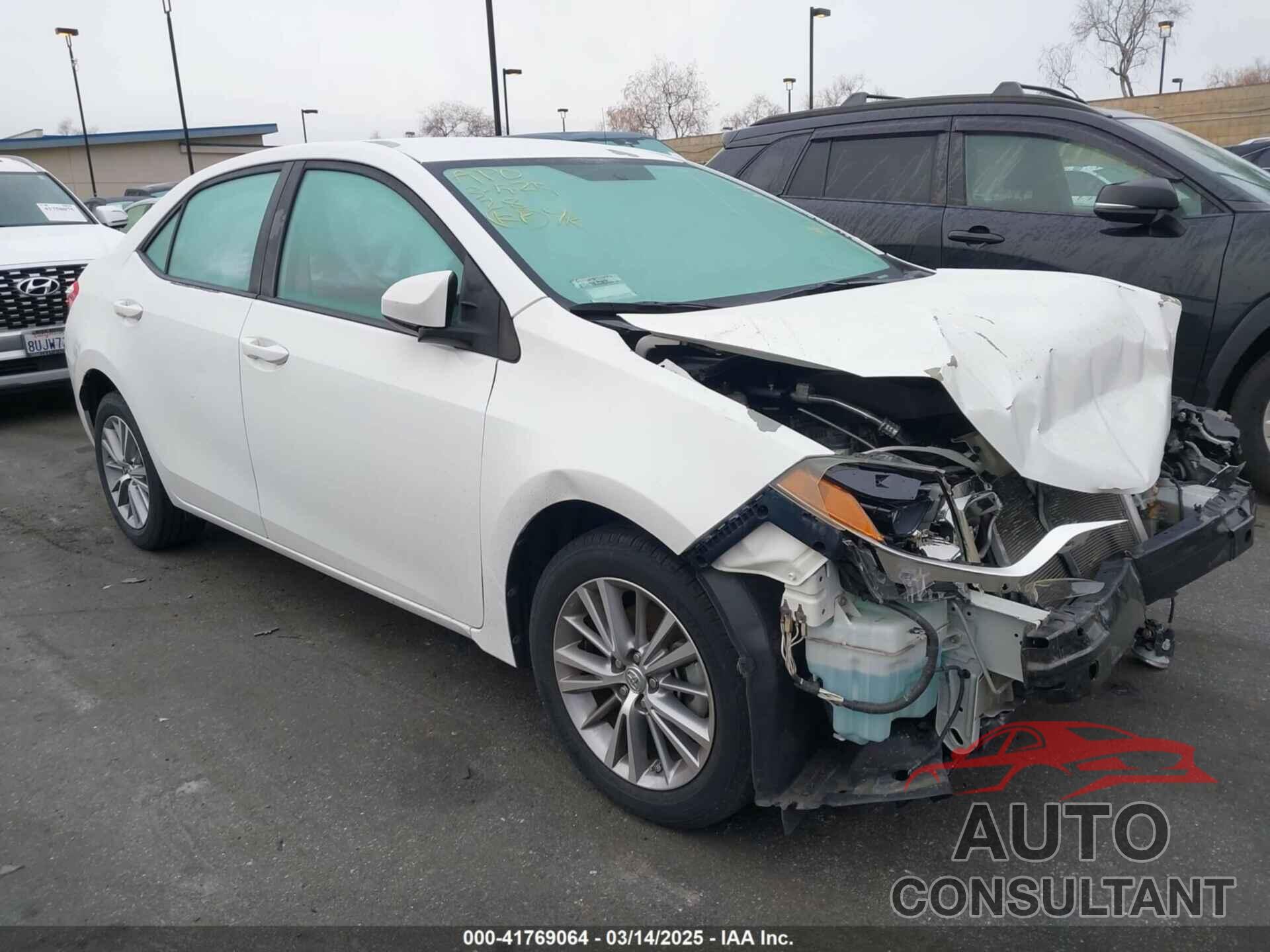 TOYOTA COROLLA 2014 - 5YFBURHE4EP035204