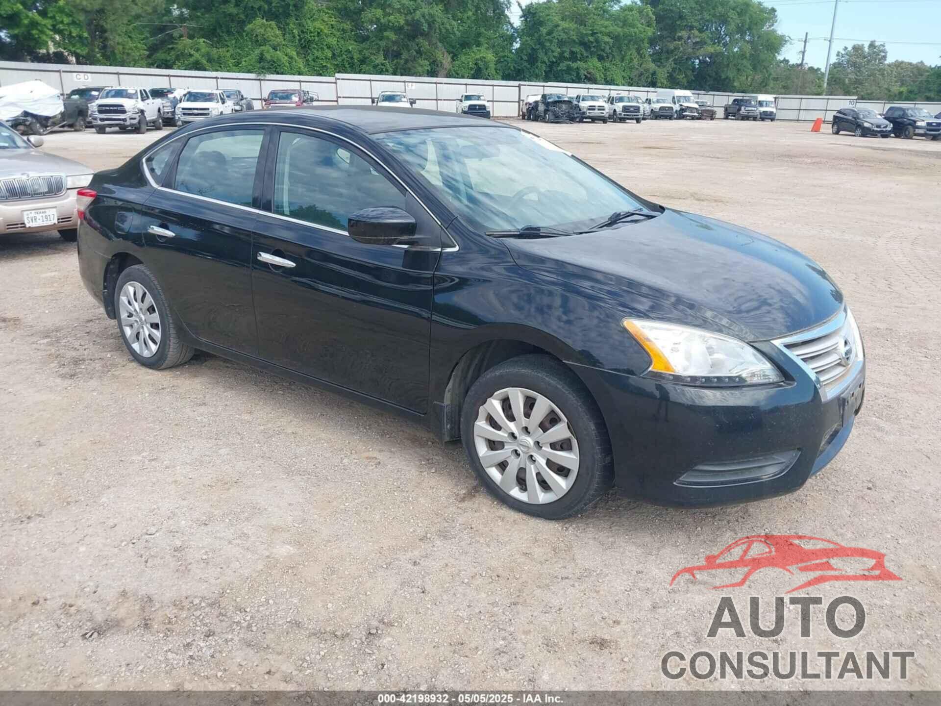 NISSAN SENTRA 2014 - 1N4AB7AP8EN854236