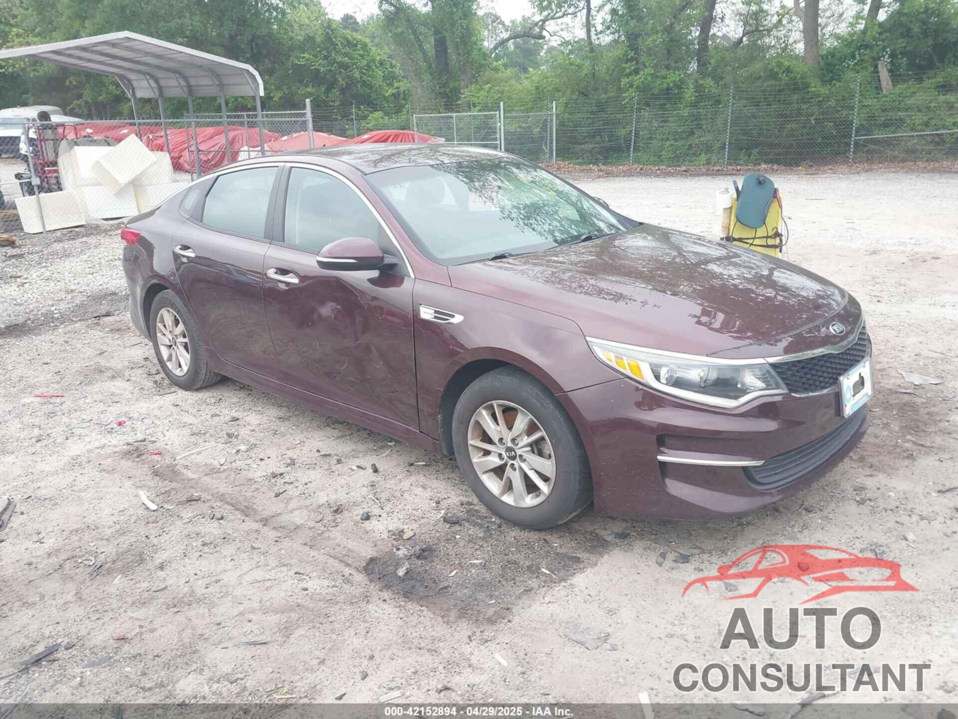 KIA OPTIMA 2016 - 5XXGT4L34GG104955