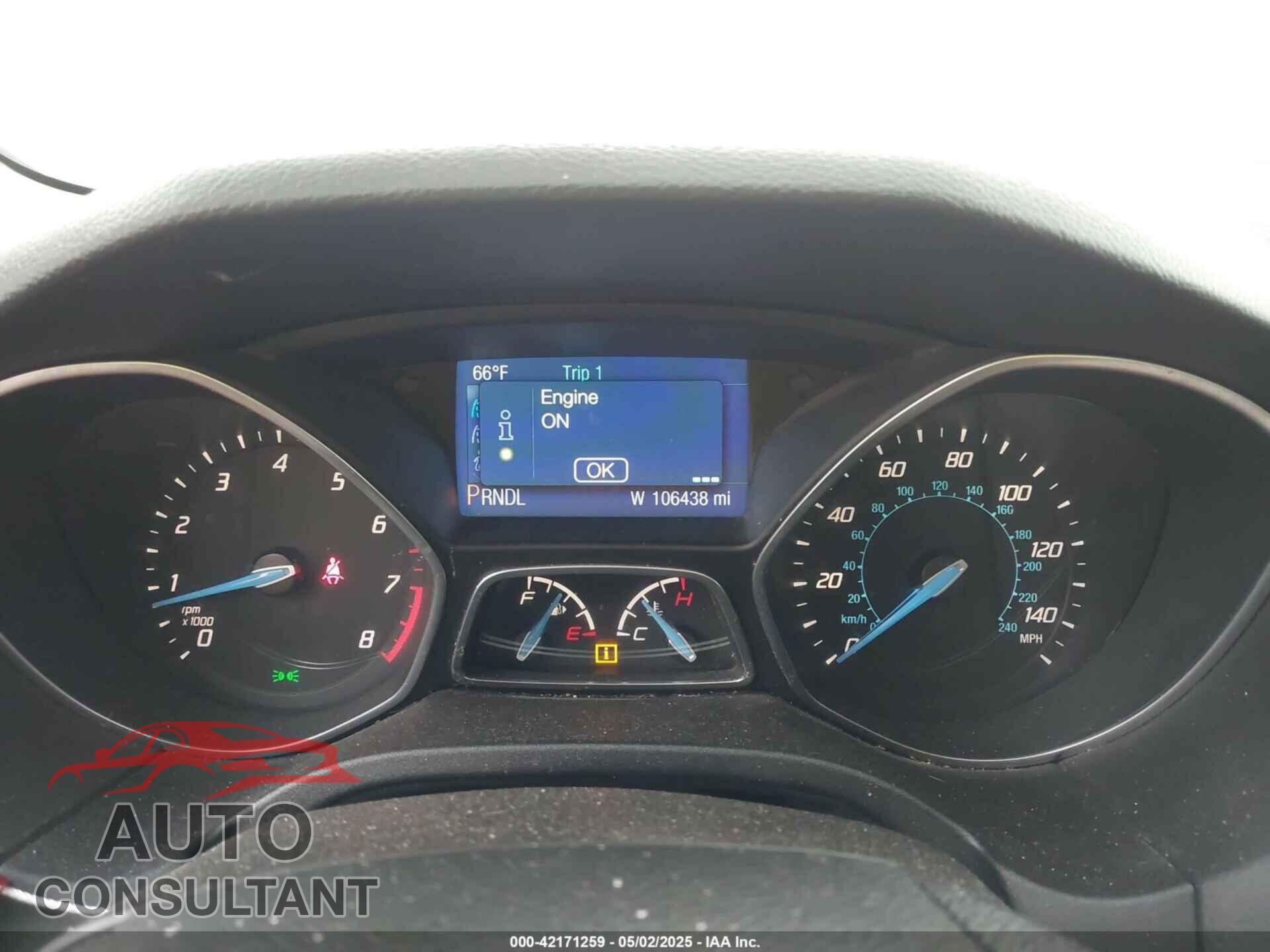 FORD FOCUS 2014 - 1FADP3F29EL292802