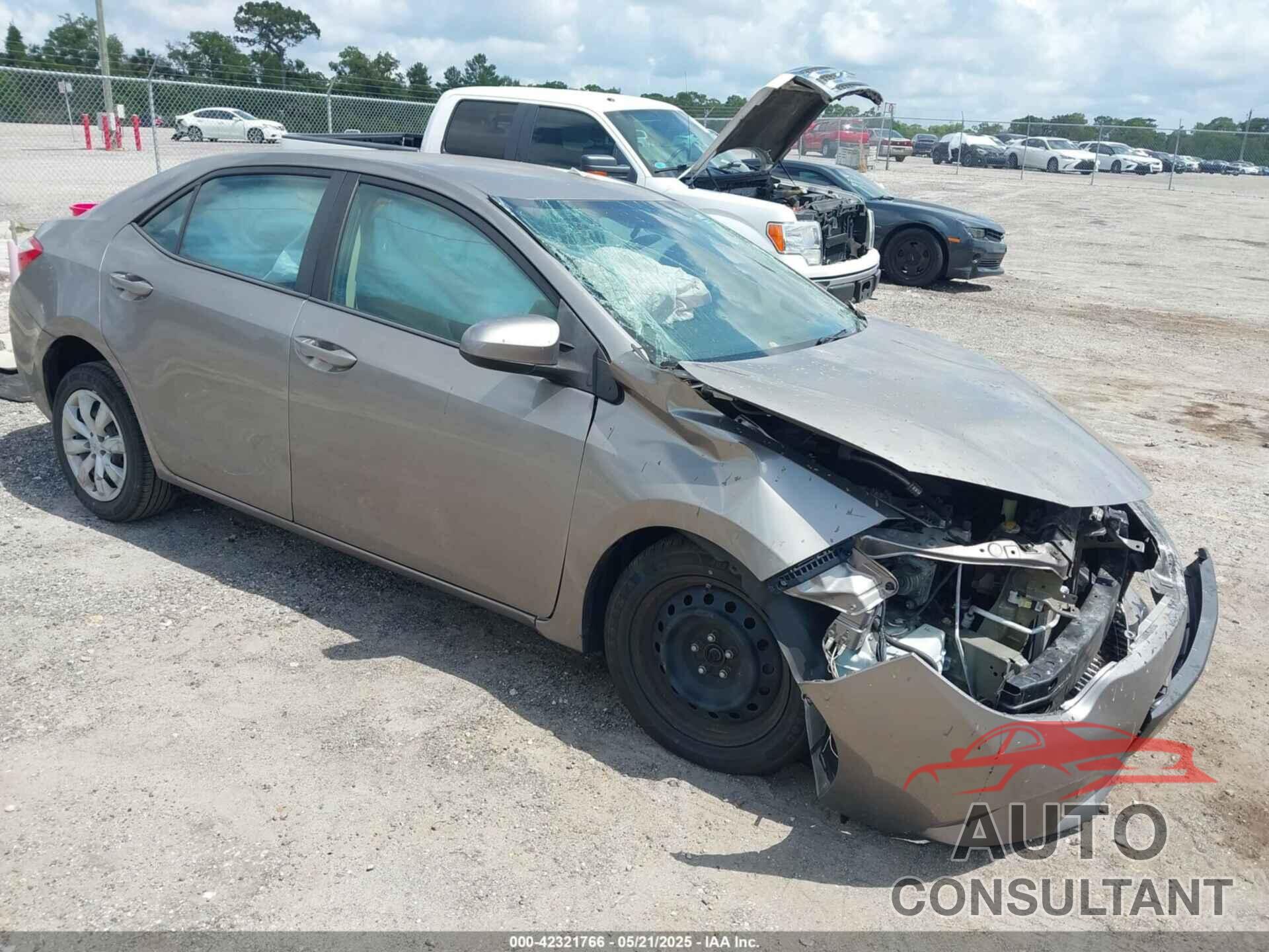 TOYOTA COROLLA 2016 - 5YFBURHE1GP377504