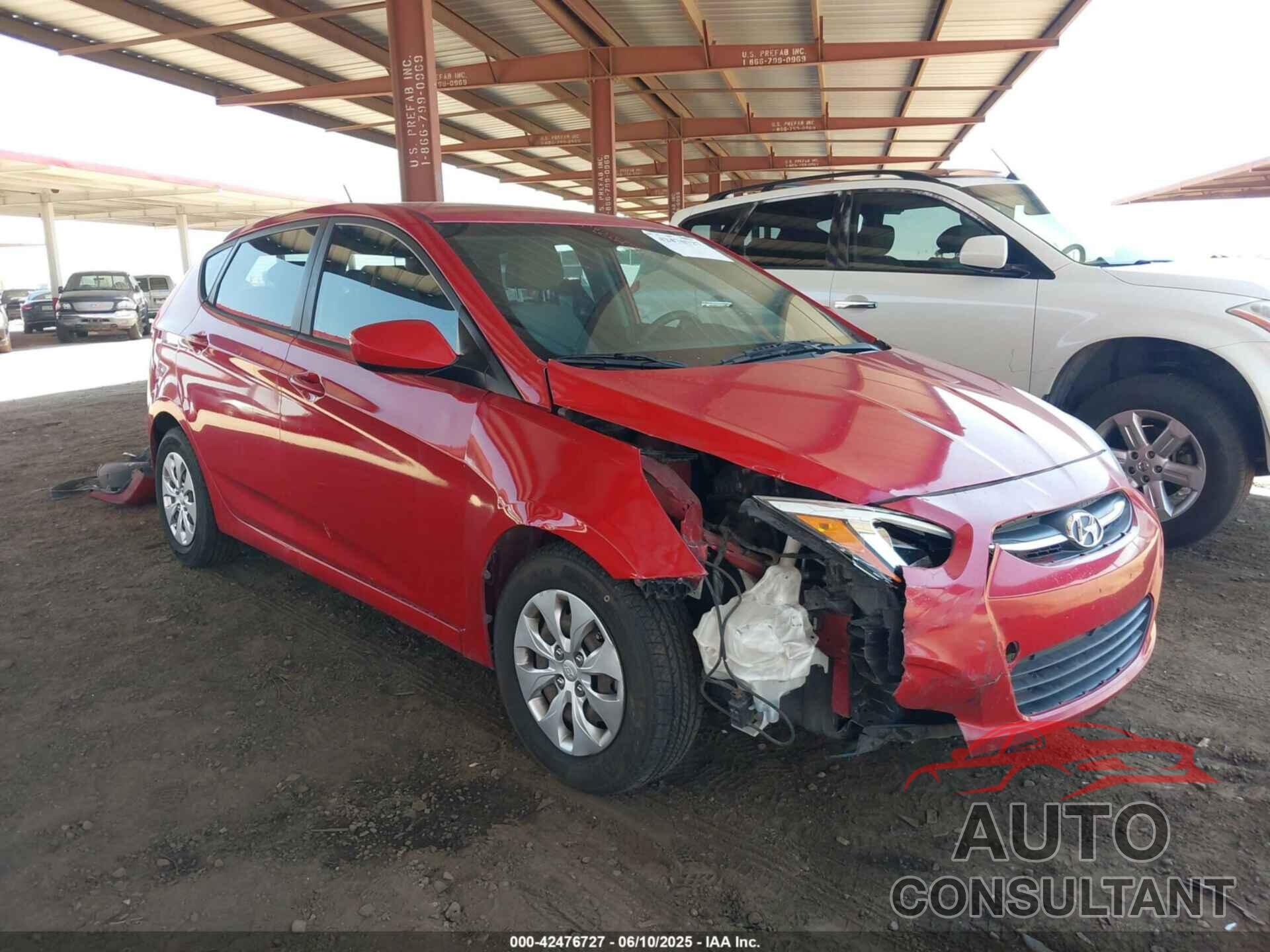 HYUNDAI ACCENT 2015 - KMHCT5AE4FU219617