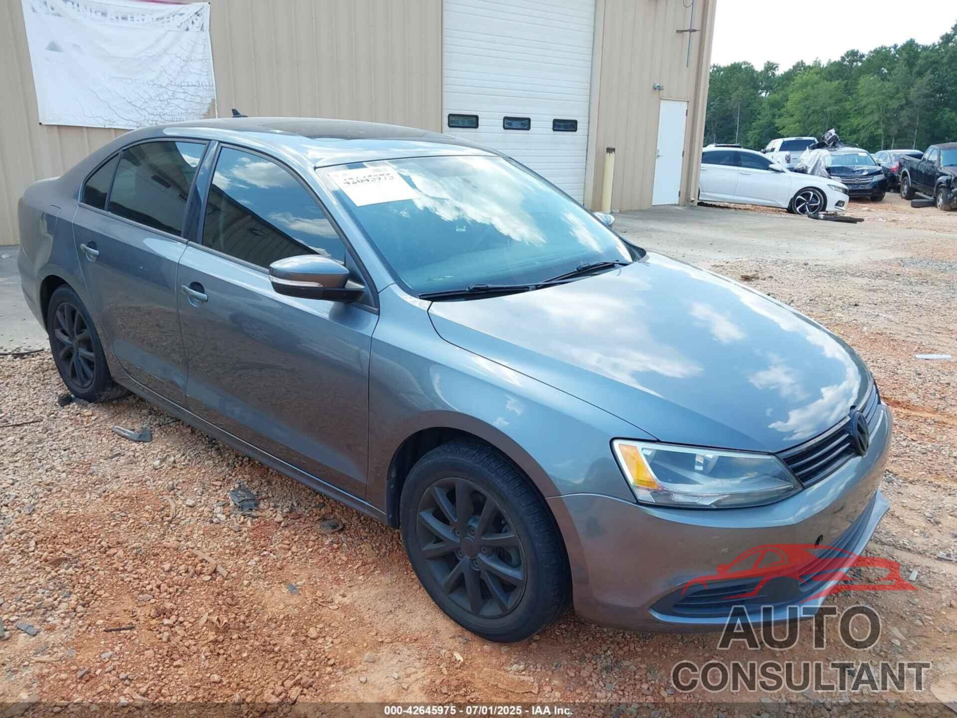 VOLKSWAGEN JETTA 2012 - 3VWDX7AJ6CM377136