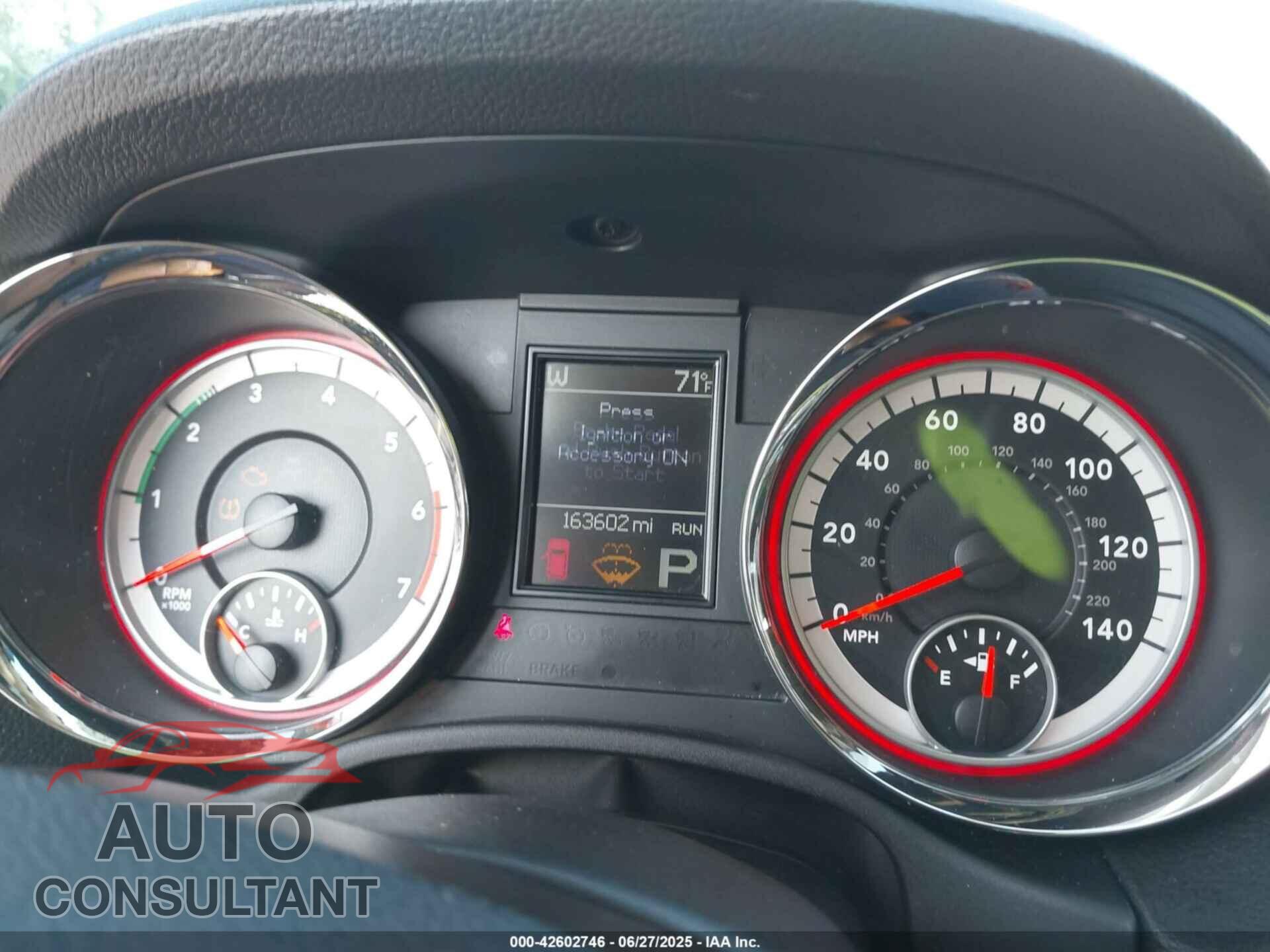 DODGE DURANGO 2013 - 1C4SDJET6DC652552
