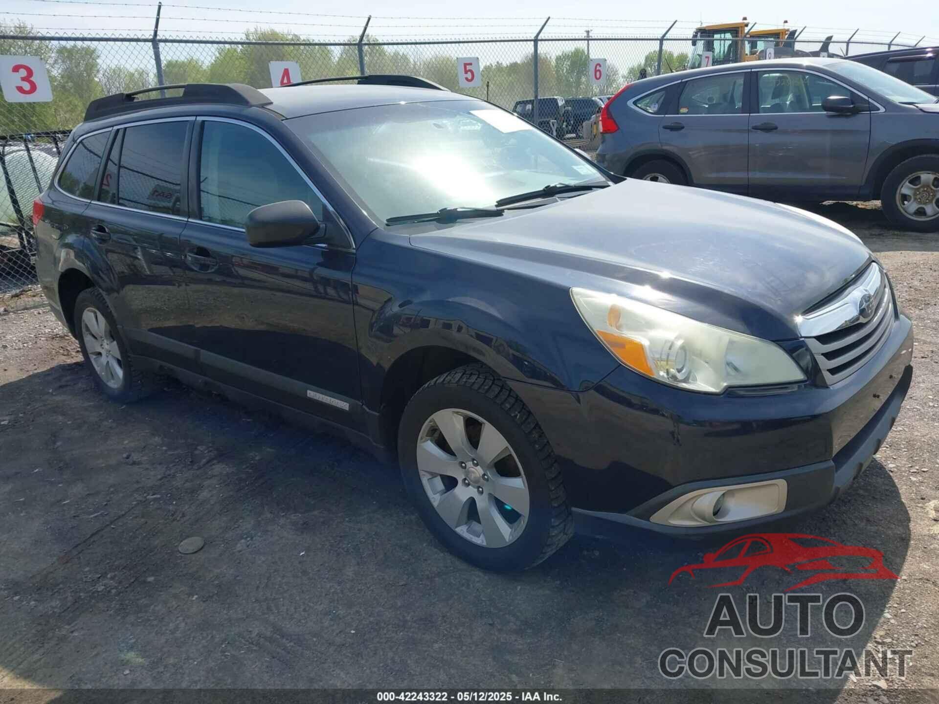 SUBARU OUTBACK 2012 - 4S4BRBAC9C3202126