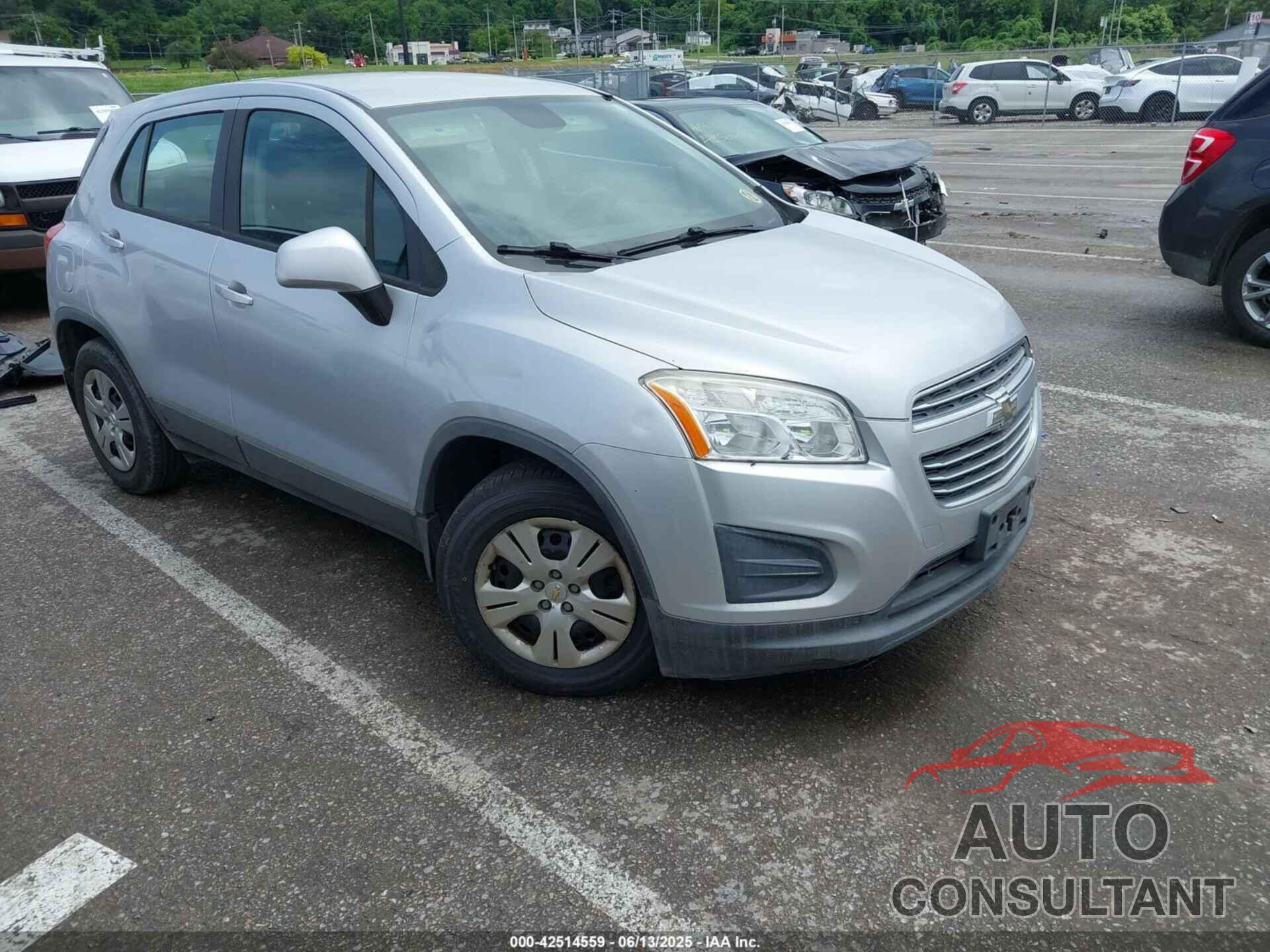 CHEVROLET TRAX 2015 - 3GNCJKSB0FL254718