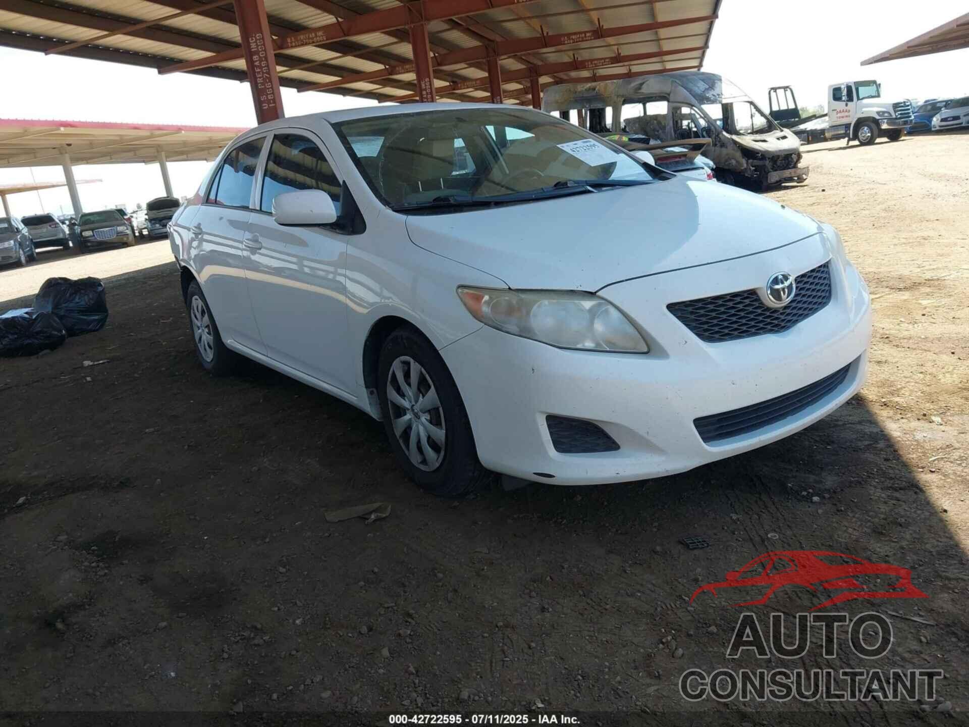 TOYOTA COROLLA 2009 - 1NXBU40E09Z001490