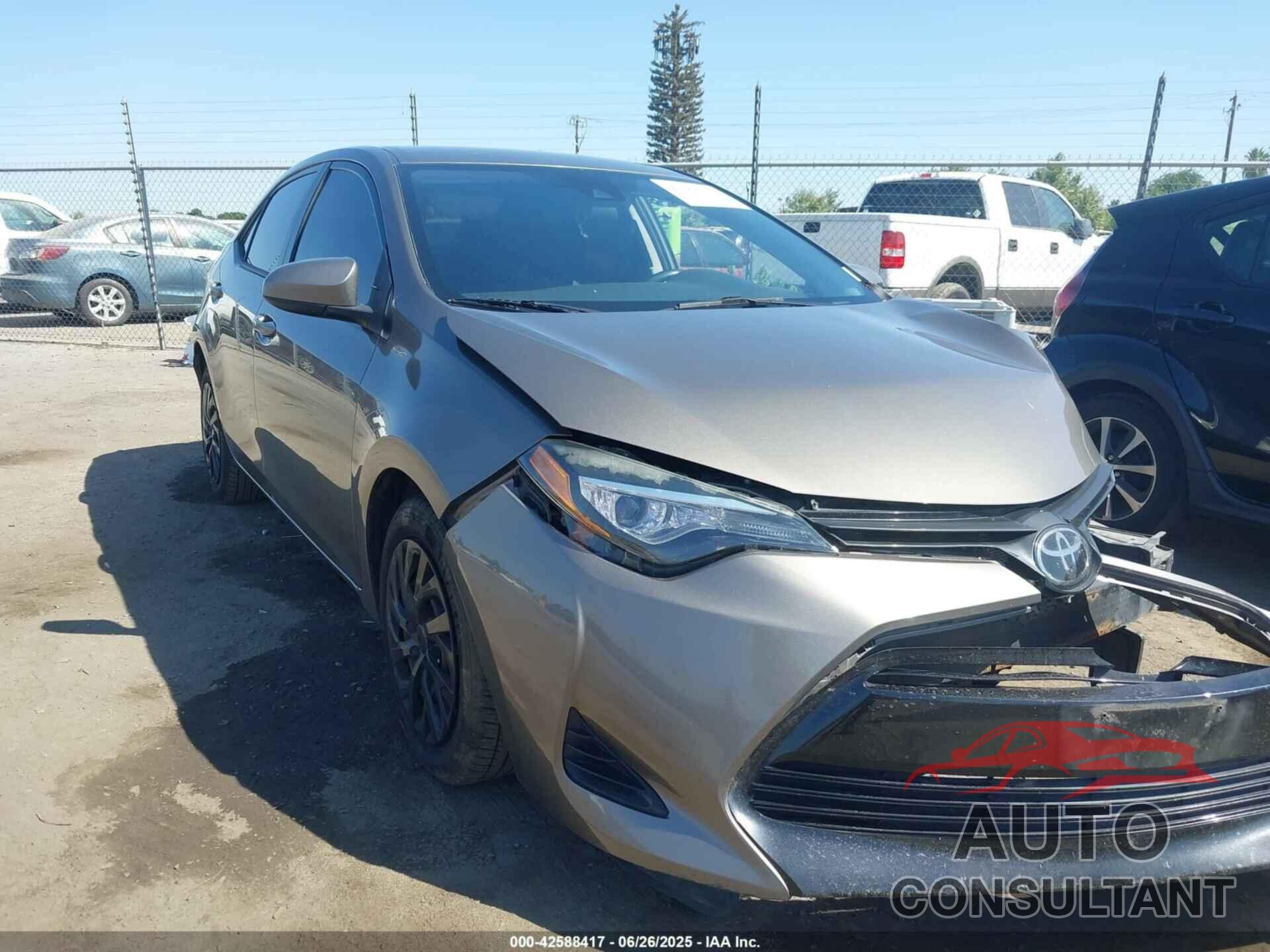TOYOTA COROLLA 2017 - 2T1BURHE0HC807086