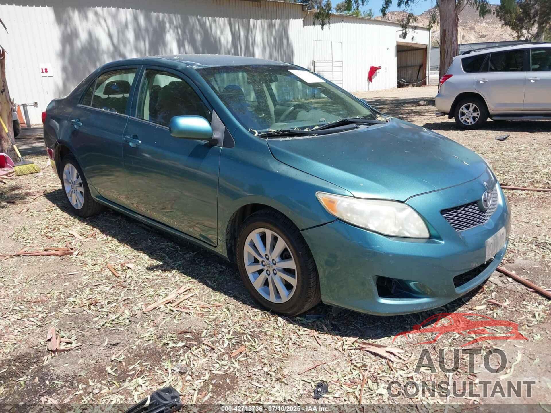 TOYOTA COROLLA 2009 - 1NXBU40E69Z054677