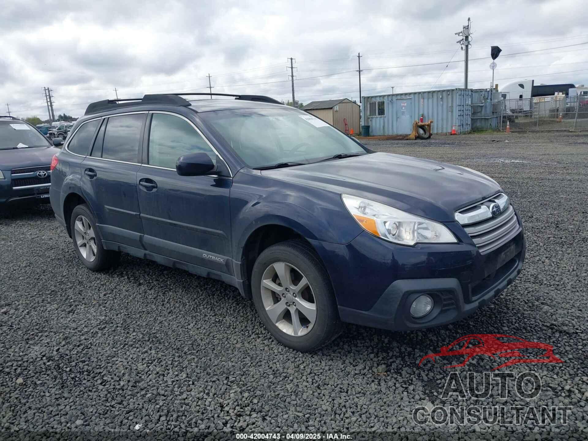 SUBARU OUTBACK 2014 - 4S4BRBDC4E3214134