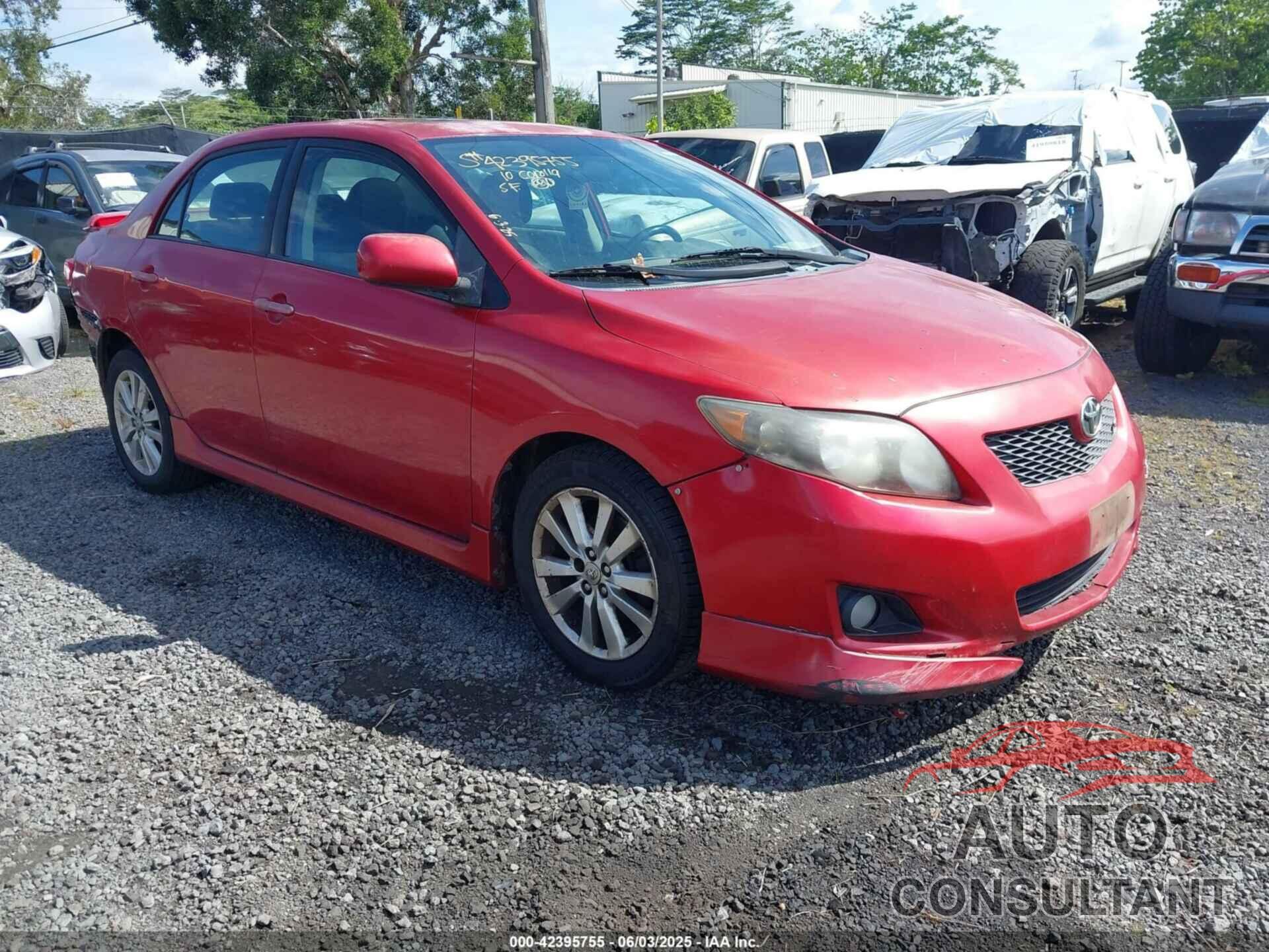TOYOTA COROLLA 2010 - 2T1BU4EE6AC521210