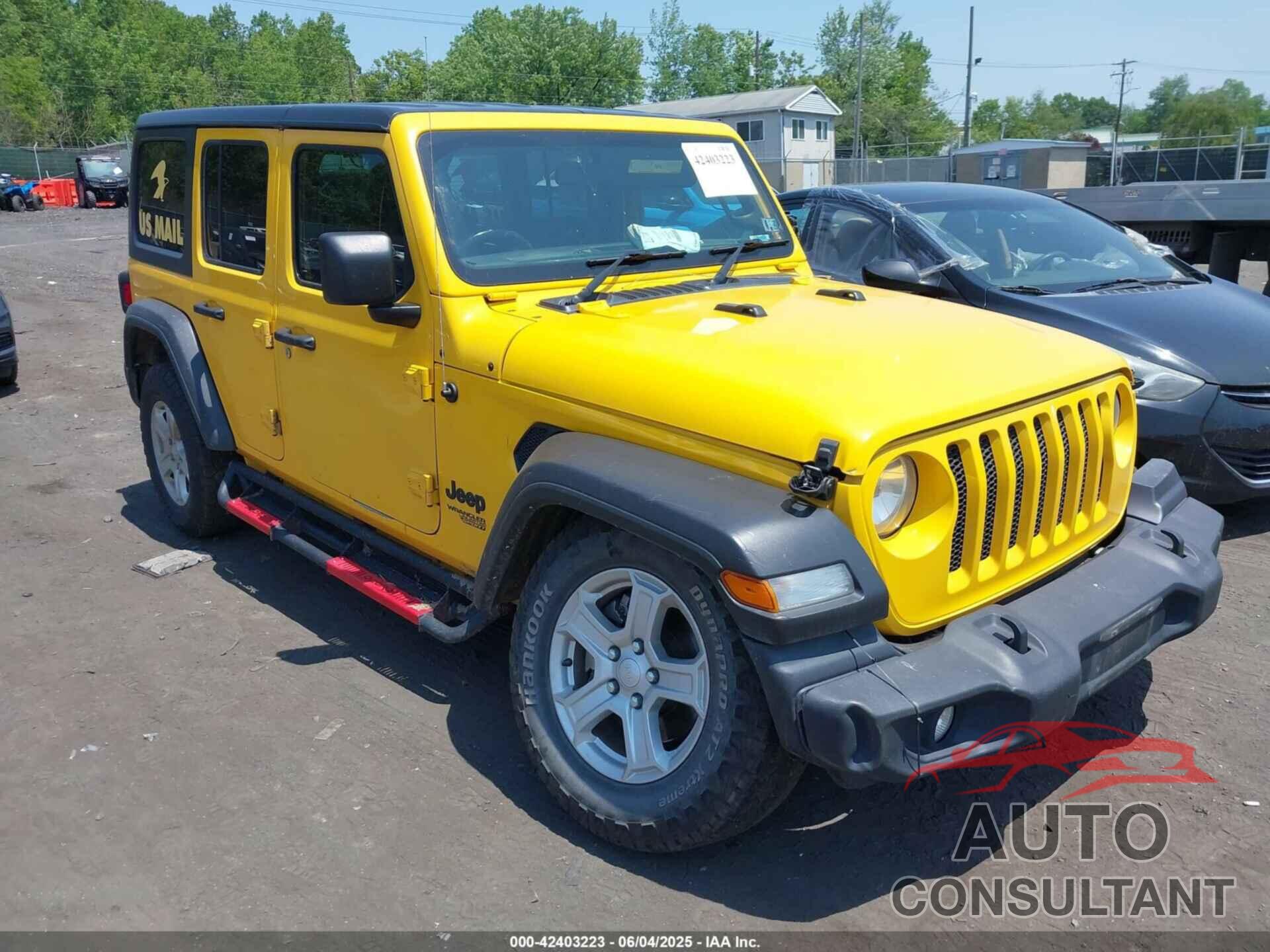 JEEP WRANGLER UNLIMITED 2021 - 1C4HJXKN9MW709420