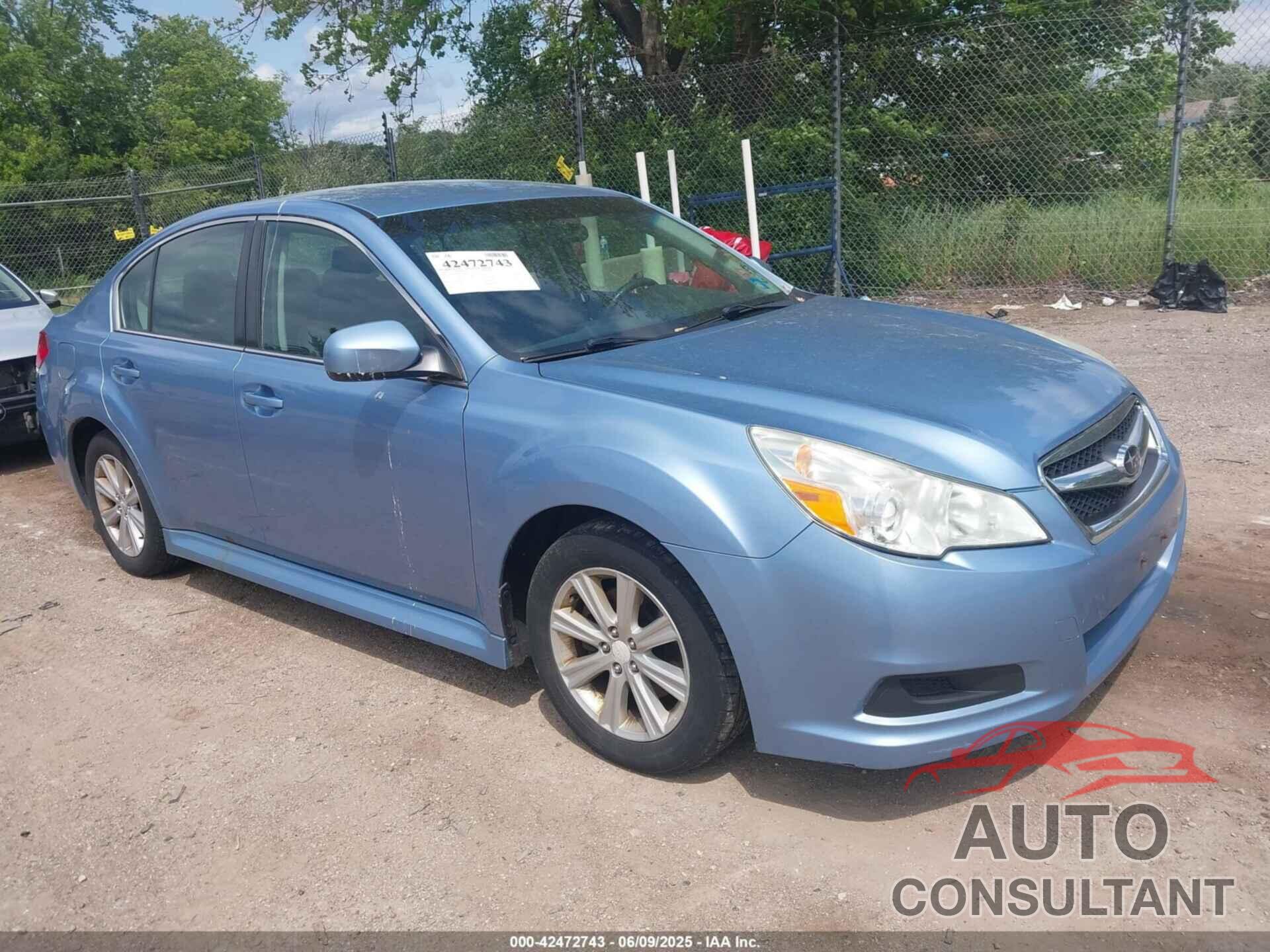 SUBARU LEGACY 2010 - 4S3BMCC68A3220906