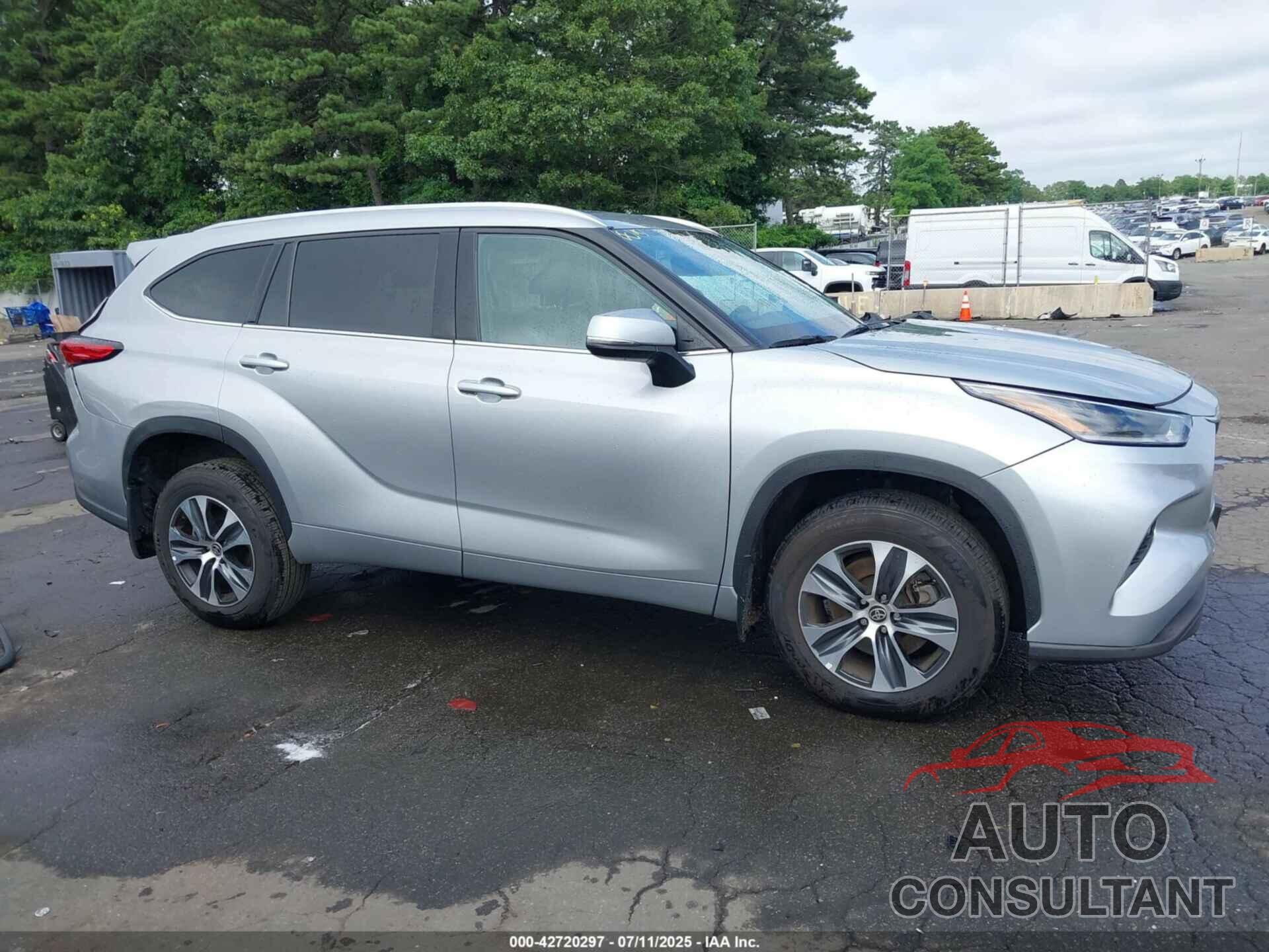 TOYOTA HIGHLANDER 2021 - 5TDGZRBH7MS160455