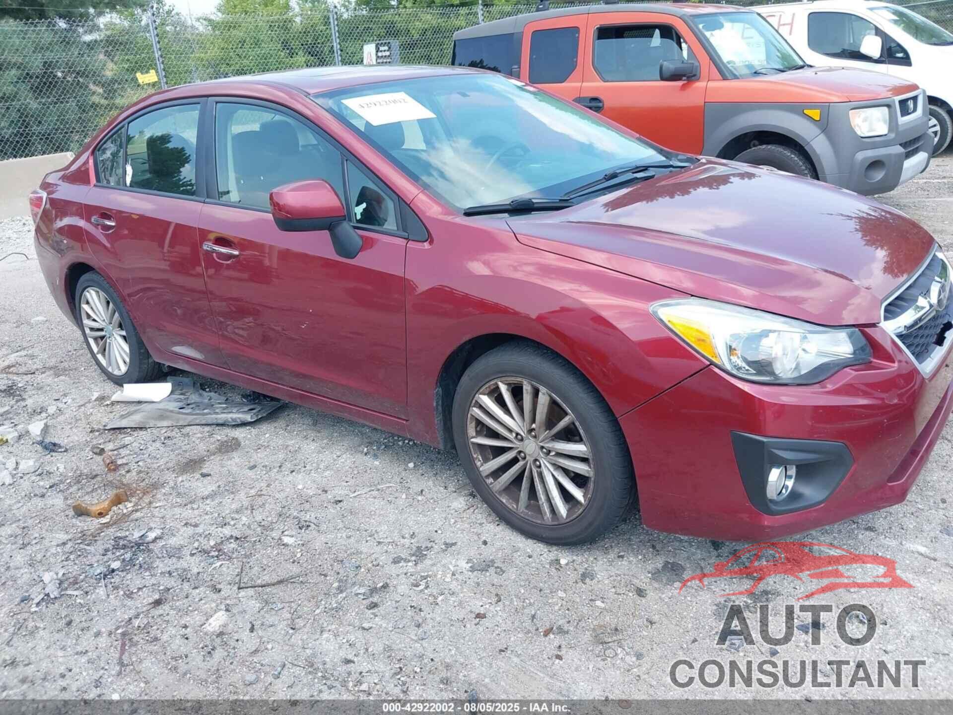SUBARU IMPREZA 2012 - JF1GJAK64CH003806
