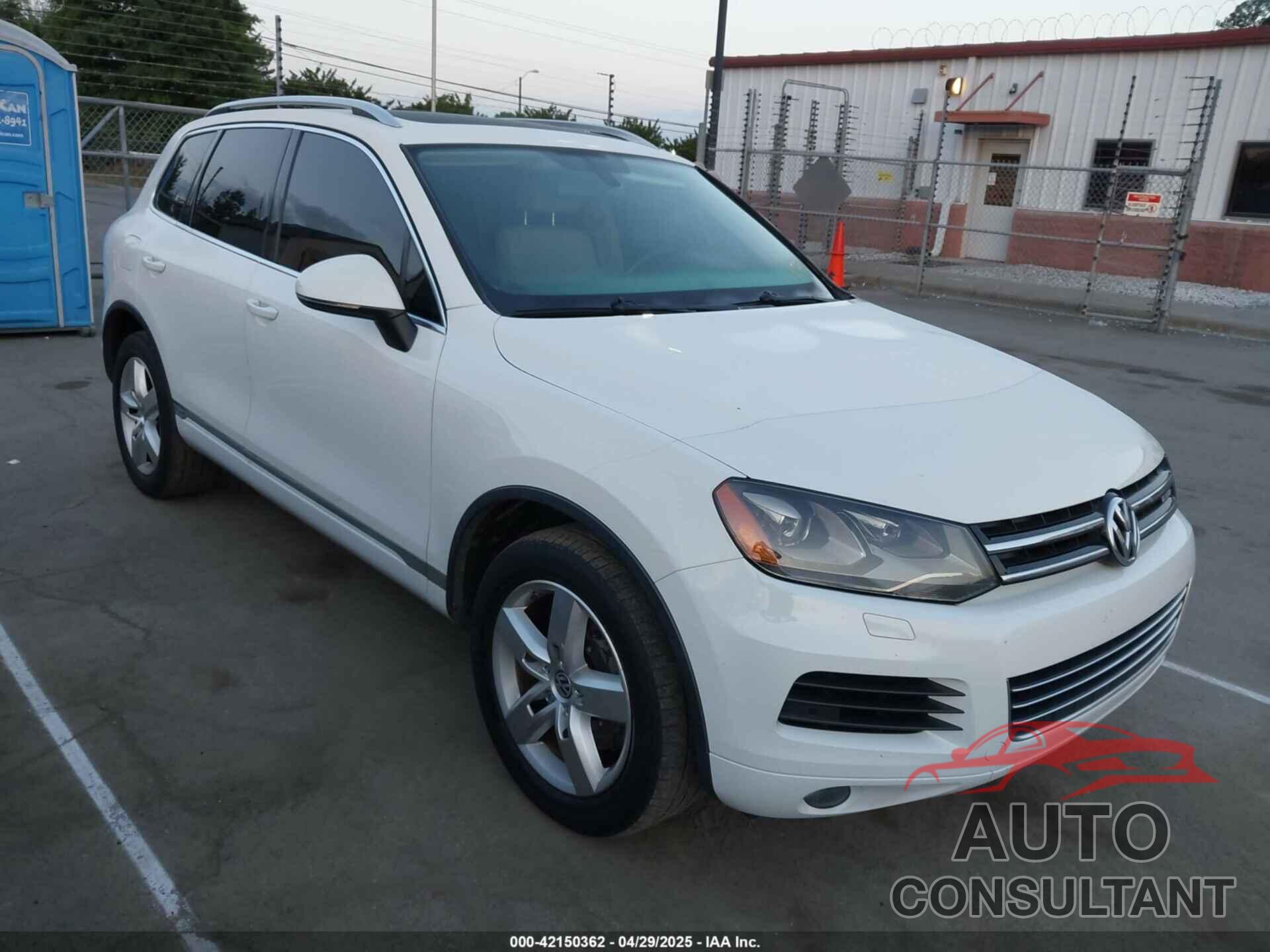 VOLKSWAGEN TOUAREG HYBRID 2012 - WVGEG9BP2CD010621
