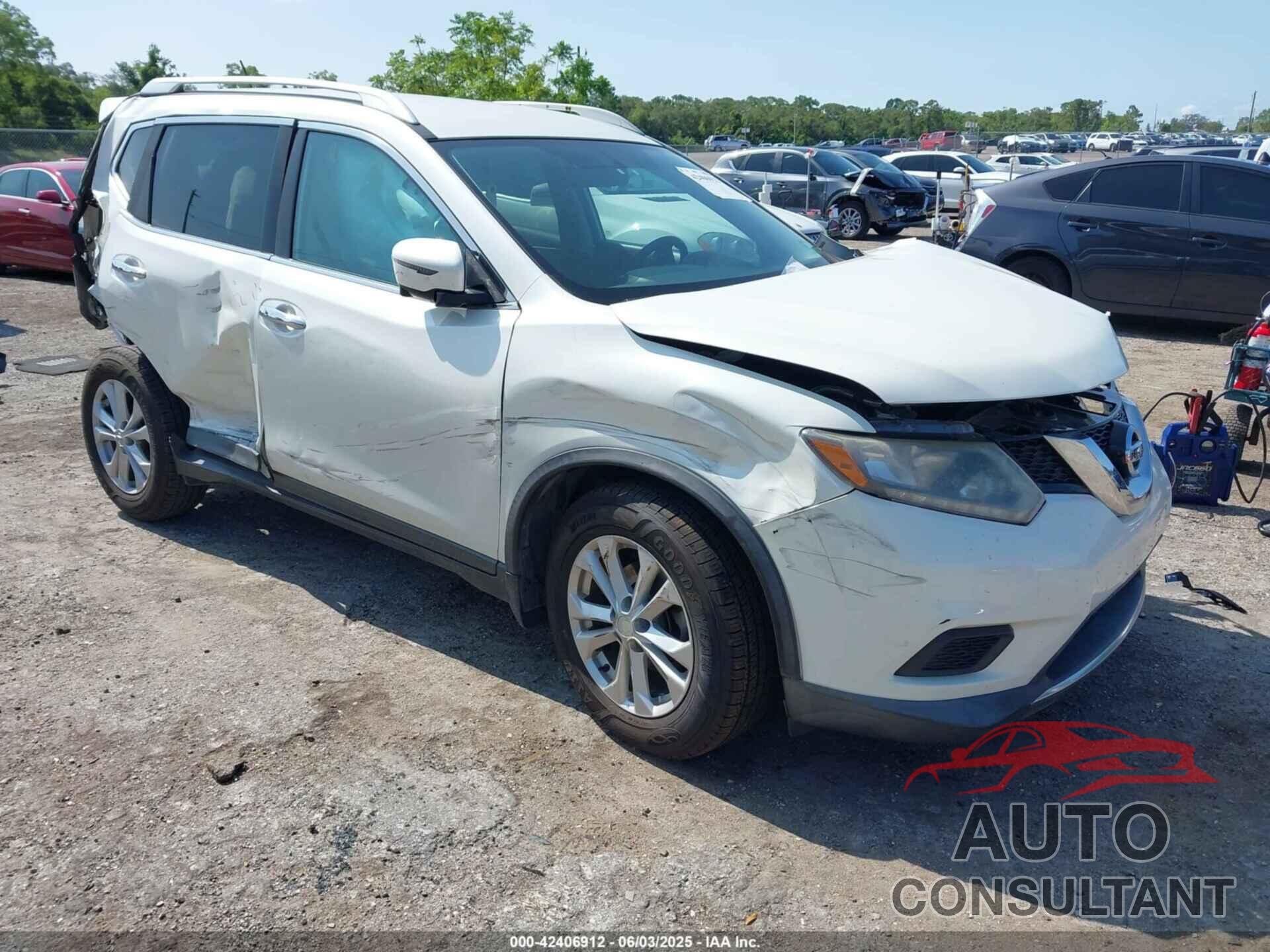 NISSAN ROGUE 2016 - KNMAT2MV0GP664281