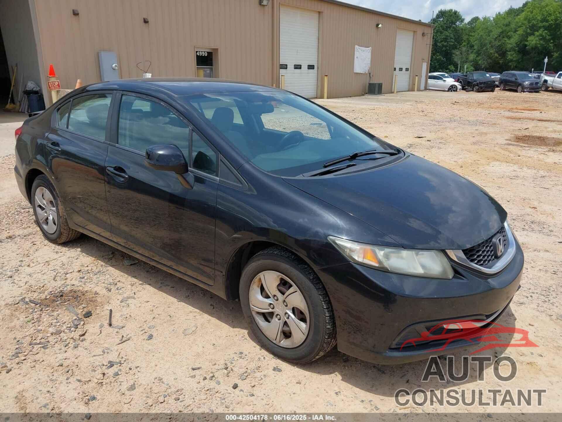HONDA CIVIC 2013 - 19XFB2F51DE276008