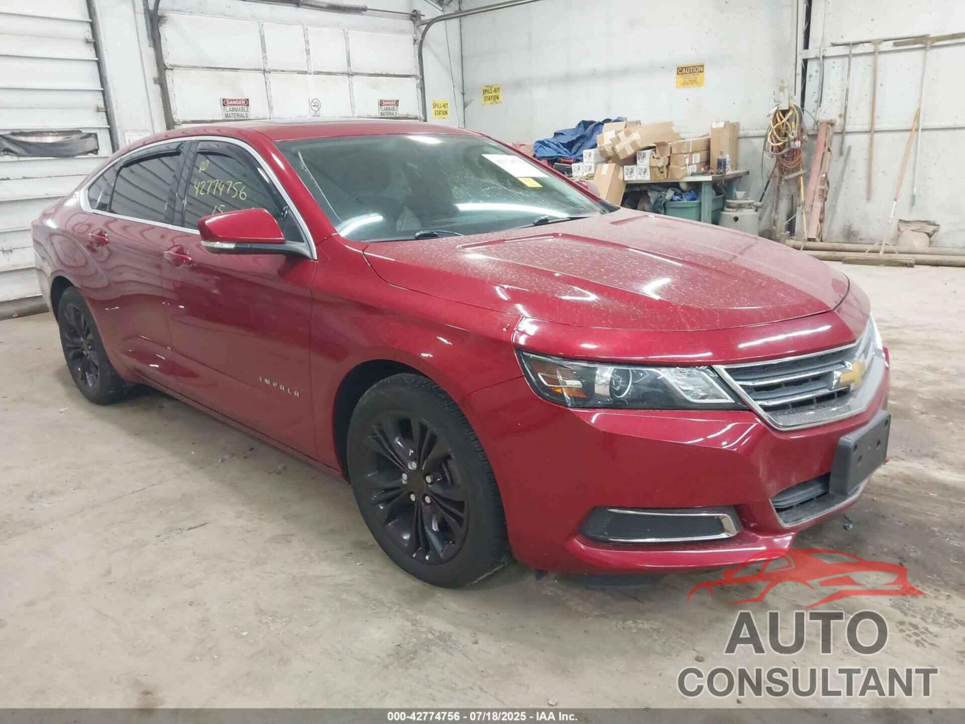 CHEVROLET IMPALA 2015 - 2G1125S39F9195803