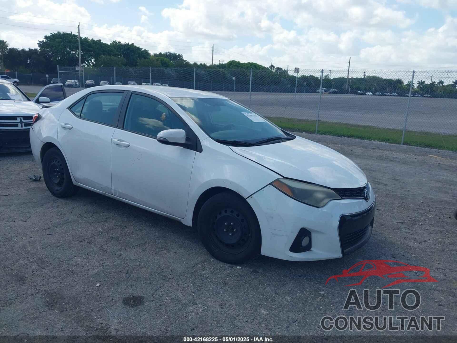 TOYOTA COROLLA 2015 - 2T1BURHE6FC357442