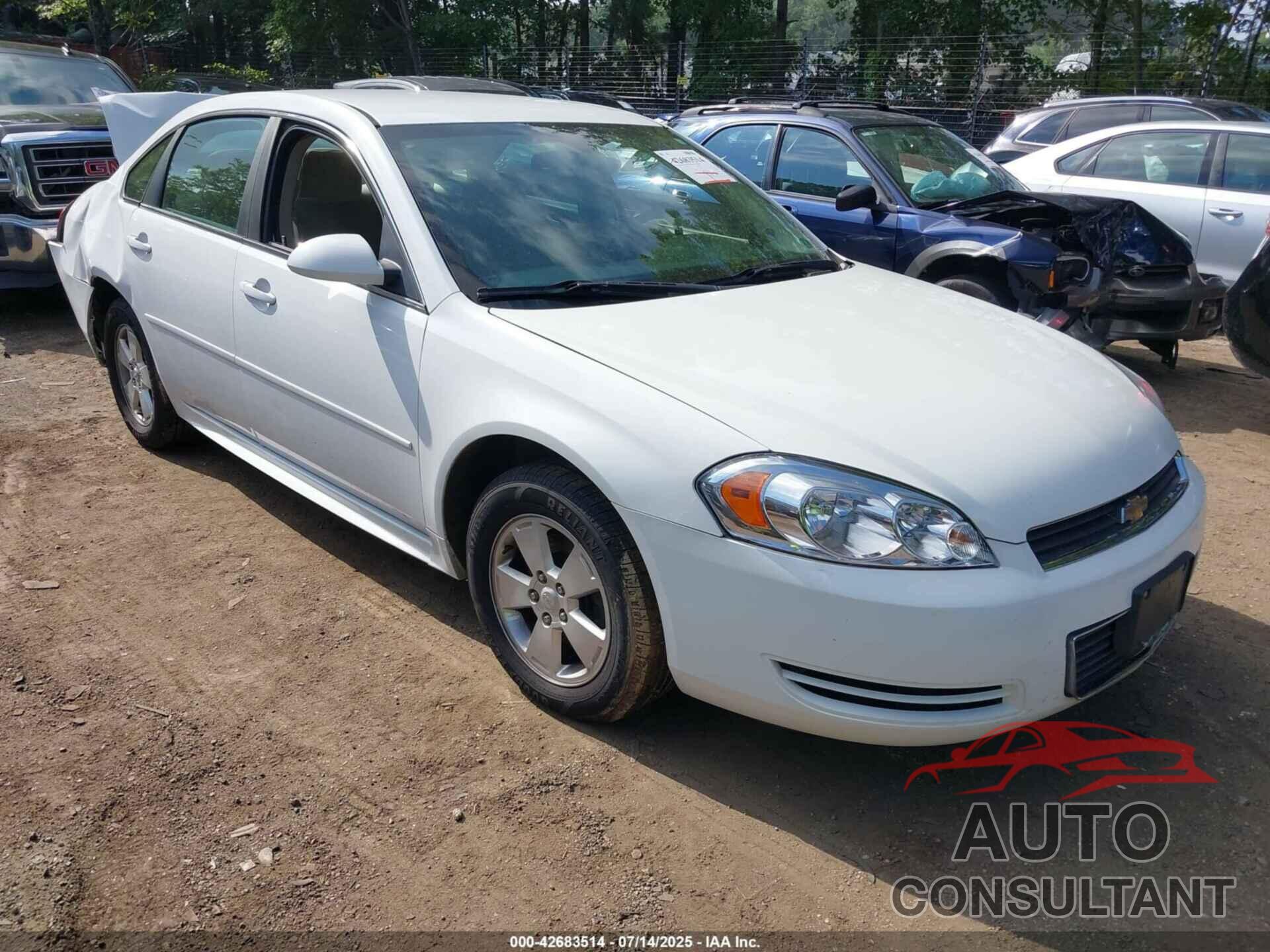 CHEVROLET IMPALA 2011 - 2G1WF5EKXB1238342