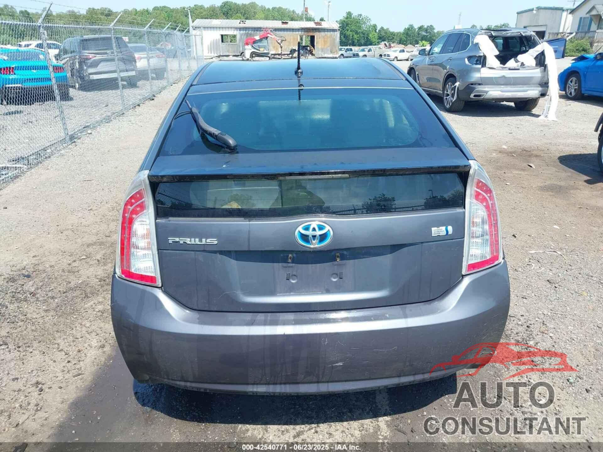TOYOTA PRIUS 2014 - JTDKN3DU5E0363524