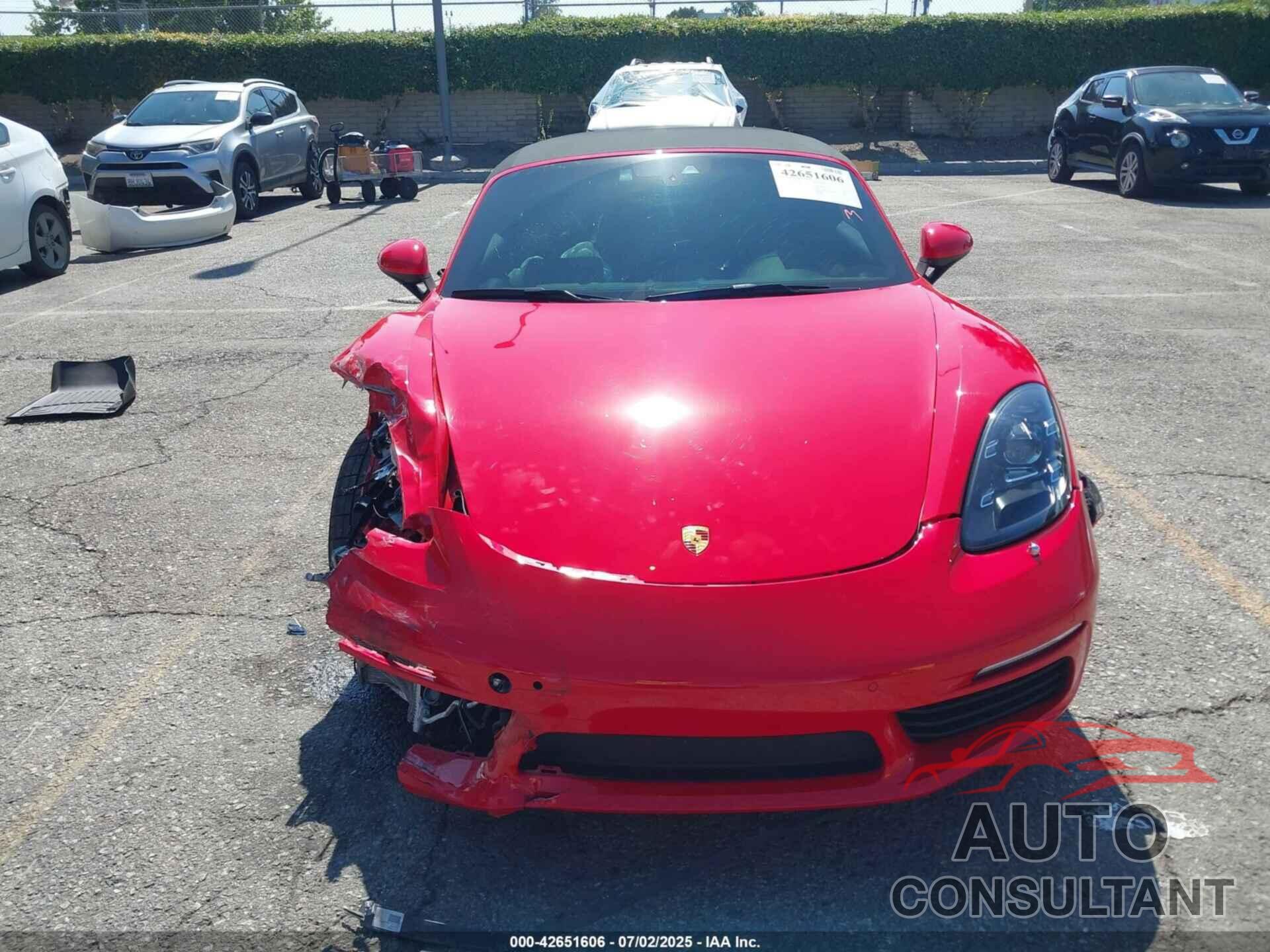 PORSCHE 718 BOXSTER 2021 - WP0CA2A8XMS210688