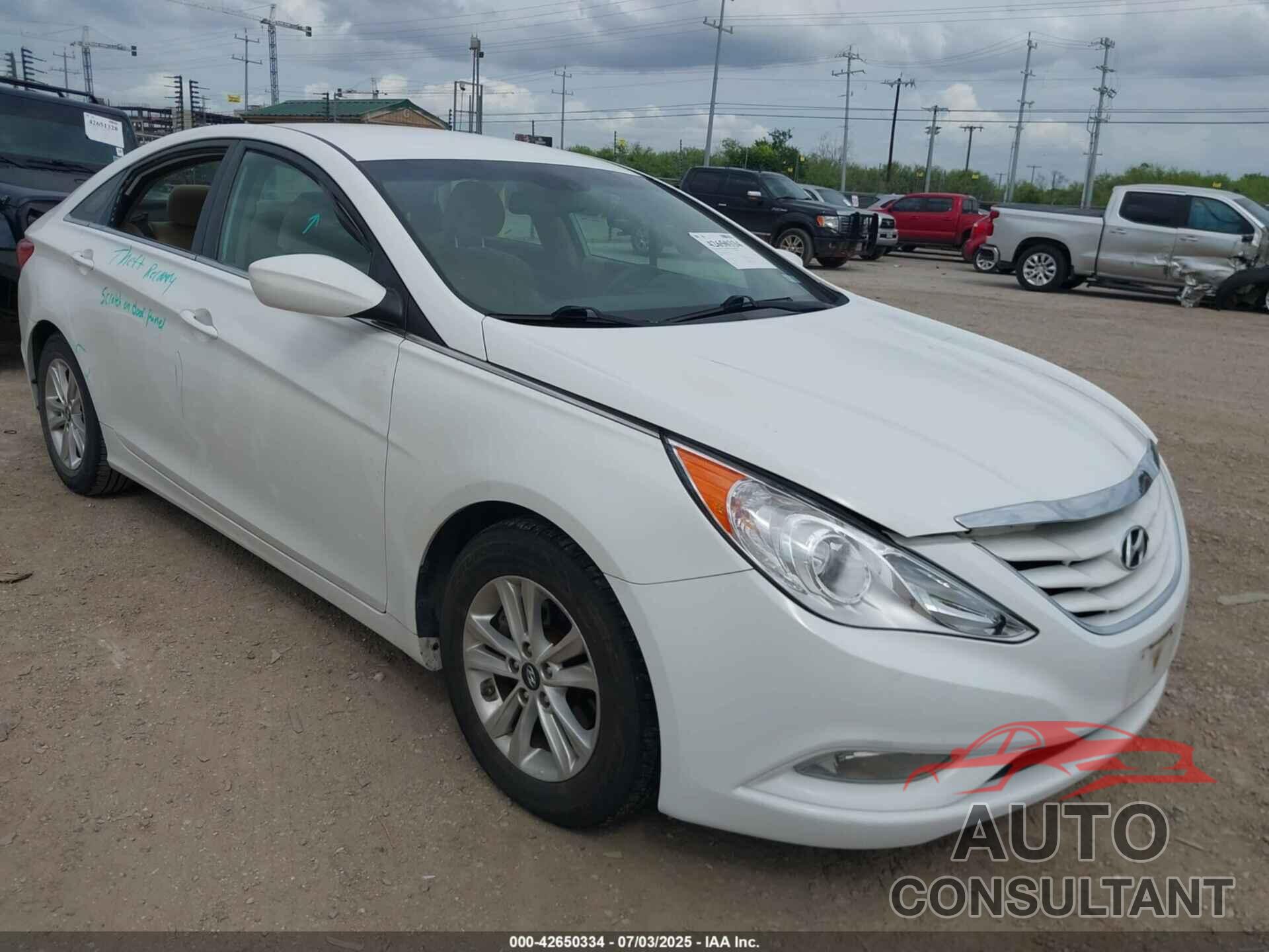 HYUNDAI SONATA 2013 - 5NPEB4AC2DH507149