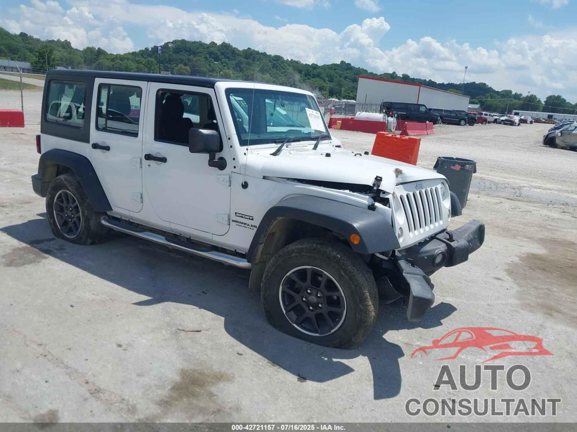 JEEP WRANGLER UNLIMITED 2017 - 1C4BJWKG2HL524196