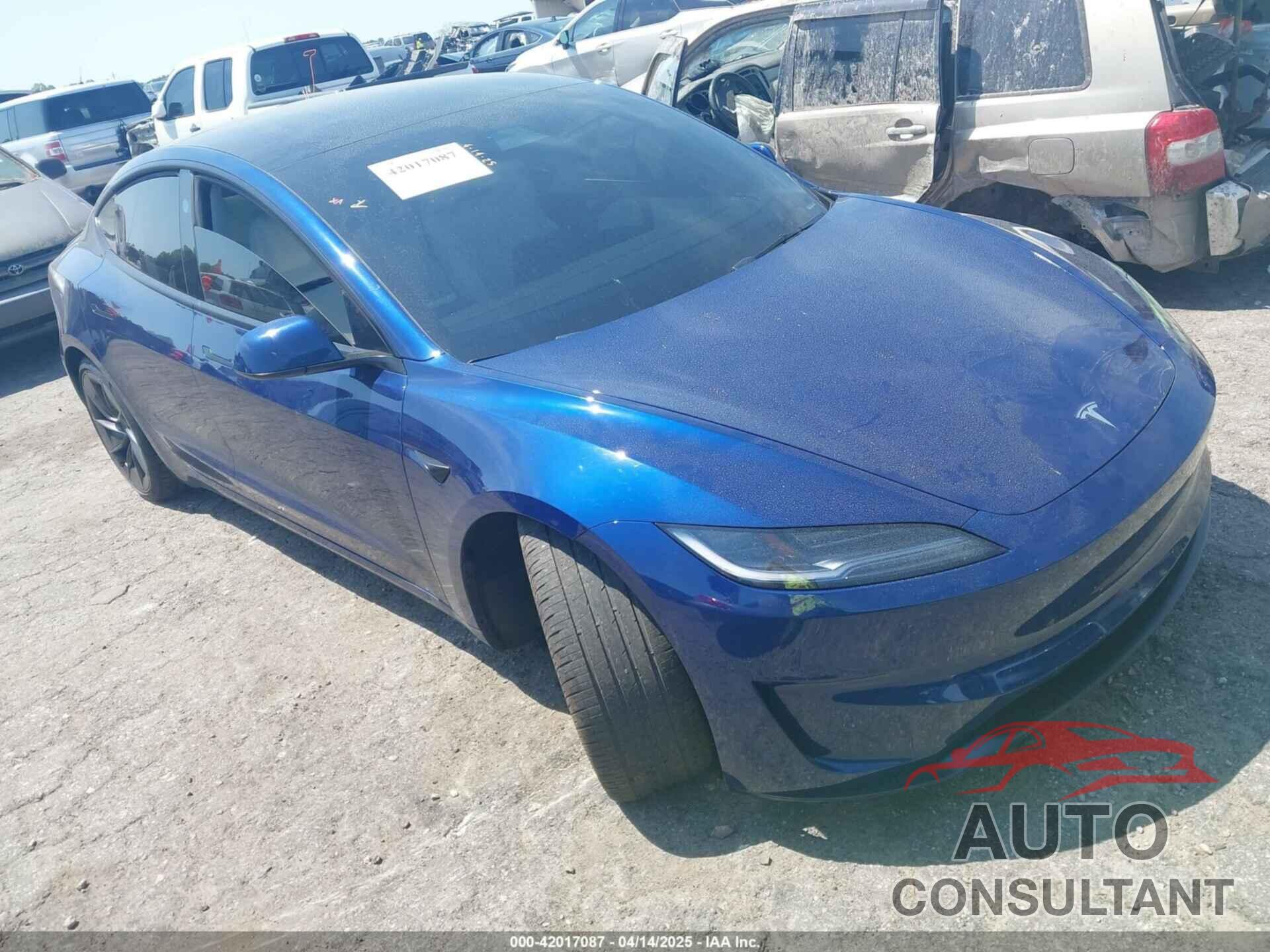 TESLA MODEL 3 2024 - 5YJ3E1ET9RF881934