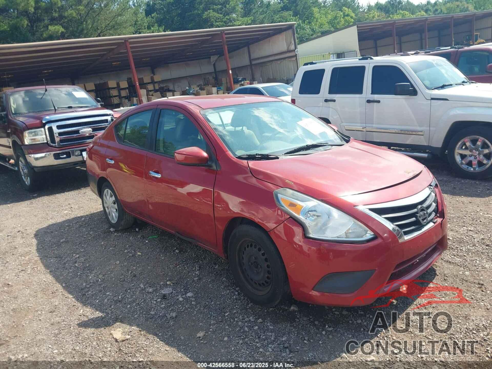 NISSAN VERSA 2015 - 3N1CN7AP7FL806922