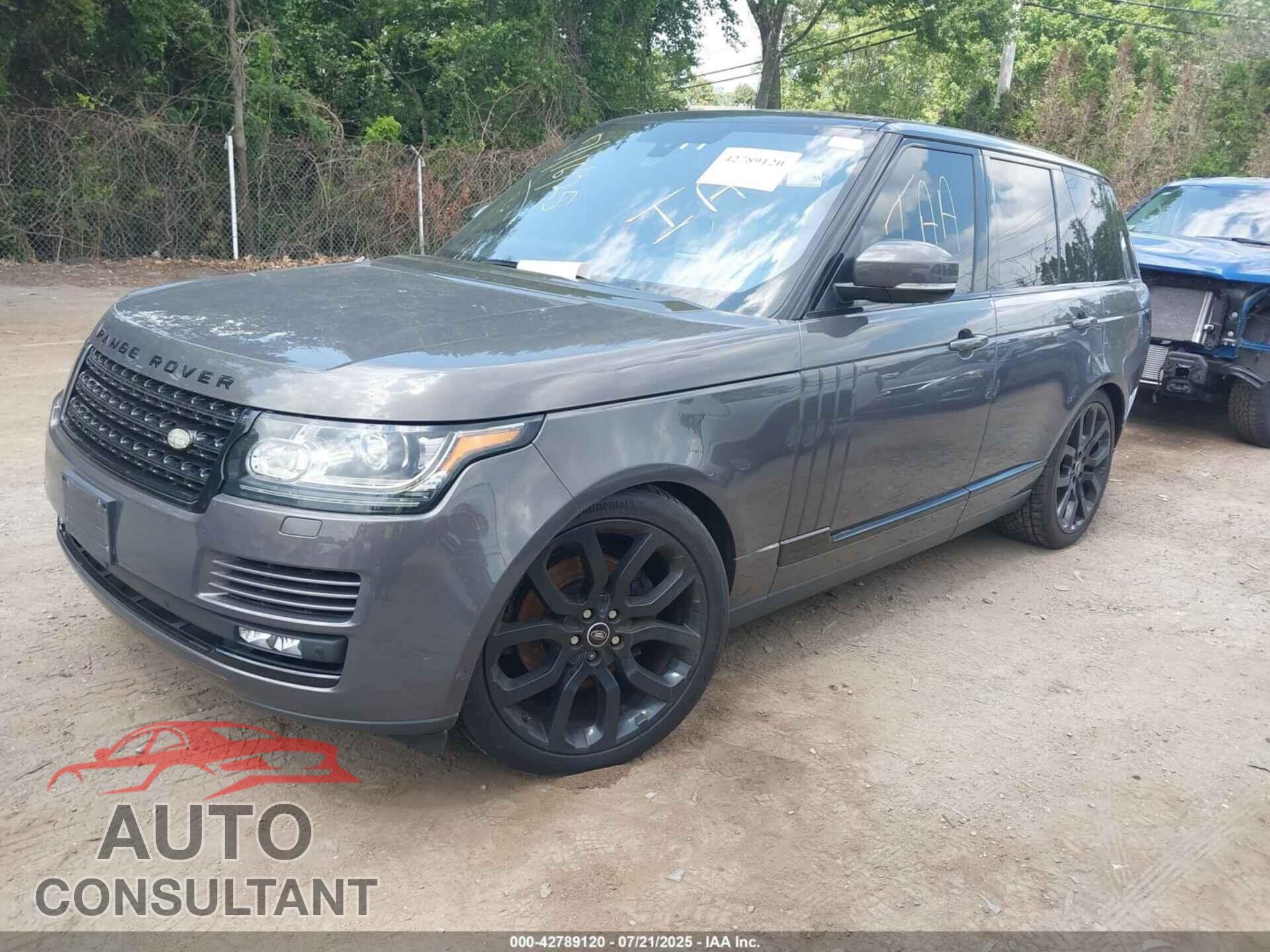 LAND ROVER RANGE ROVER 2016 - SALGS2KF0GA290744