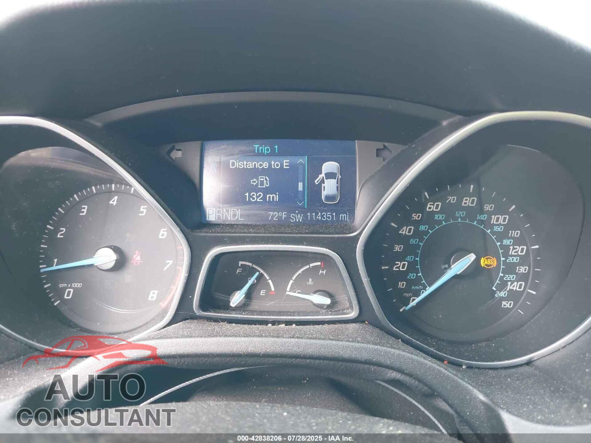 FORD FOCUS 2012 - 1FAHP3F27CL205509